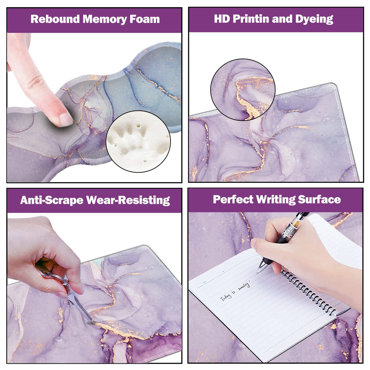 Upgraded Extended Gaming Mouse Pad, Keyboard Wrist Rest Pad, Wrist Support Mousepad Set, Artso