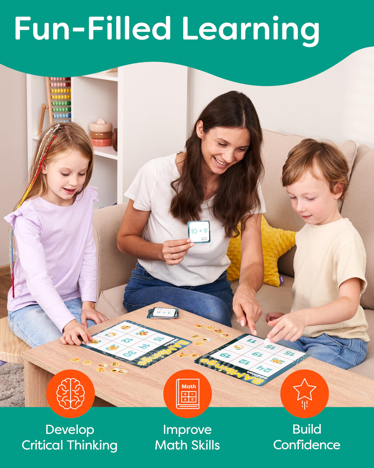 BAMBingo Addition and Subtraction Facts Bingo Game