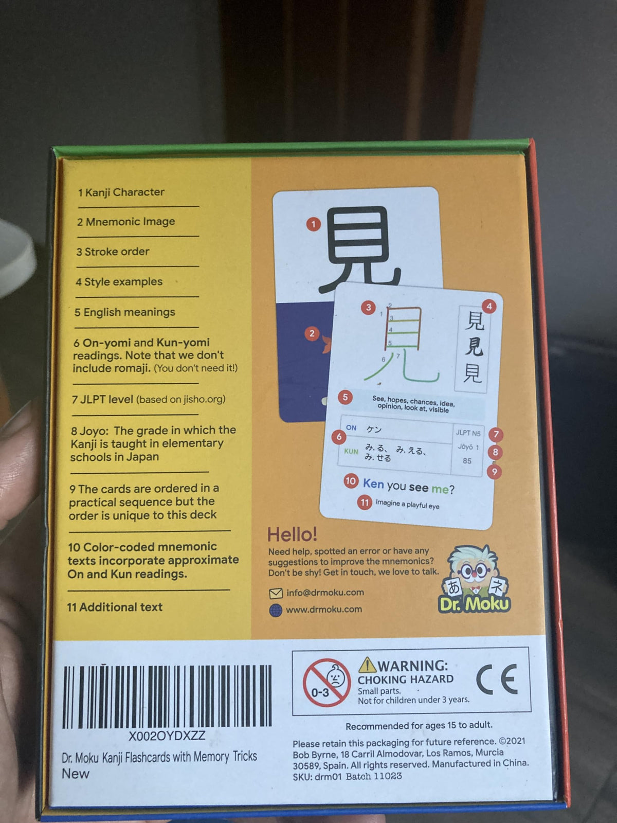 Dr. Moku's Kanji Flash Cards - Learn Japanese Kanji Characters with Mnemonic Memory Tricks - JLPT