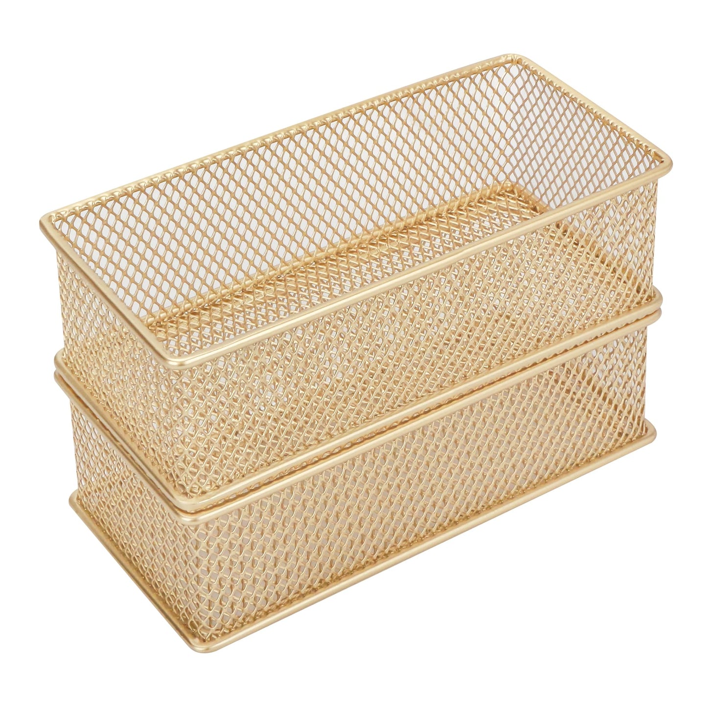 Annova Mesh Stackable Drawer Cabinet and Shelf Organizer Bins Storage Basket School Office Supply