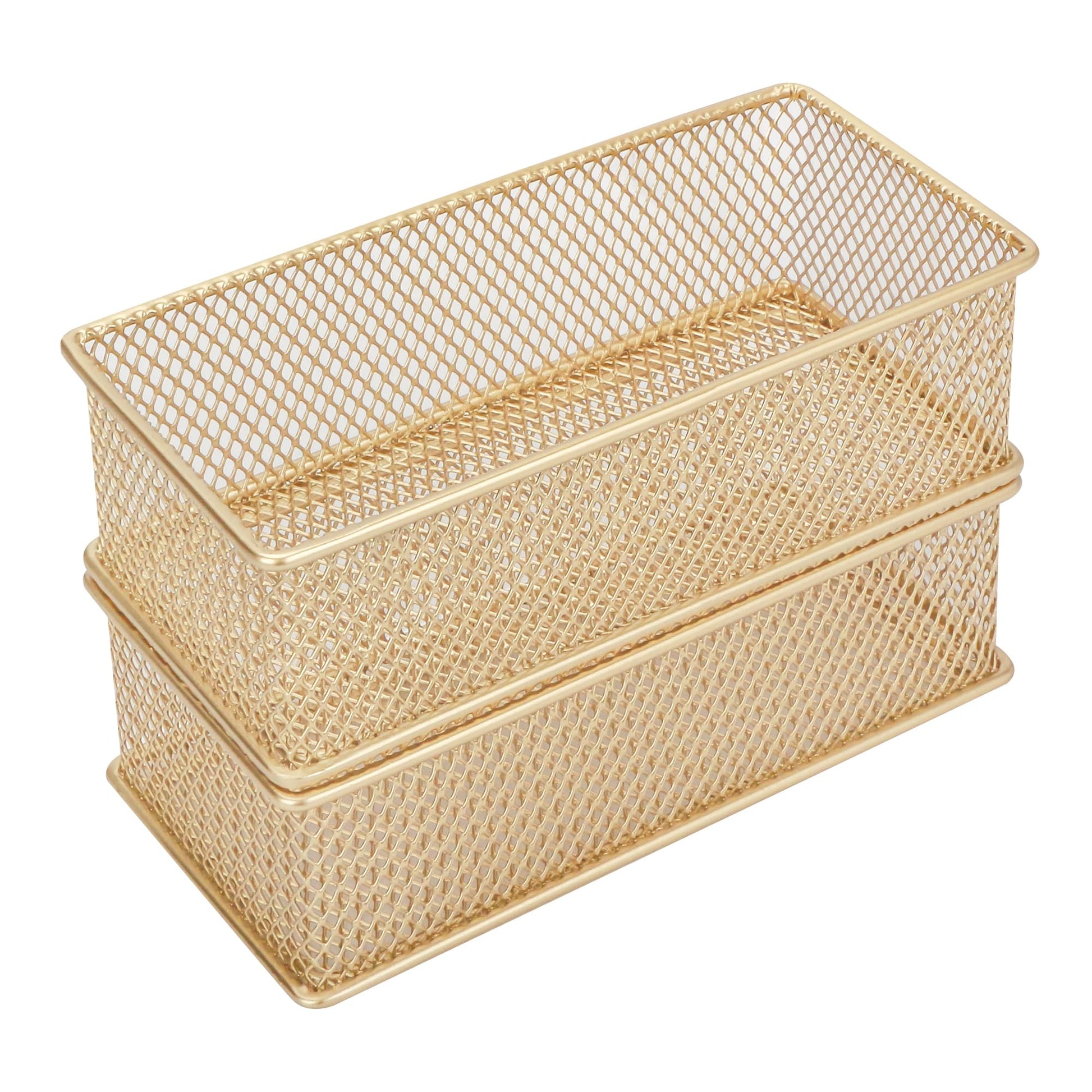 Annova Mesh Stackable Drawer Cabinet and Shelf Organizer Bins Storage Basket School Office Supply