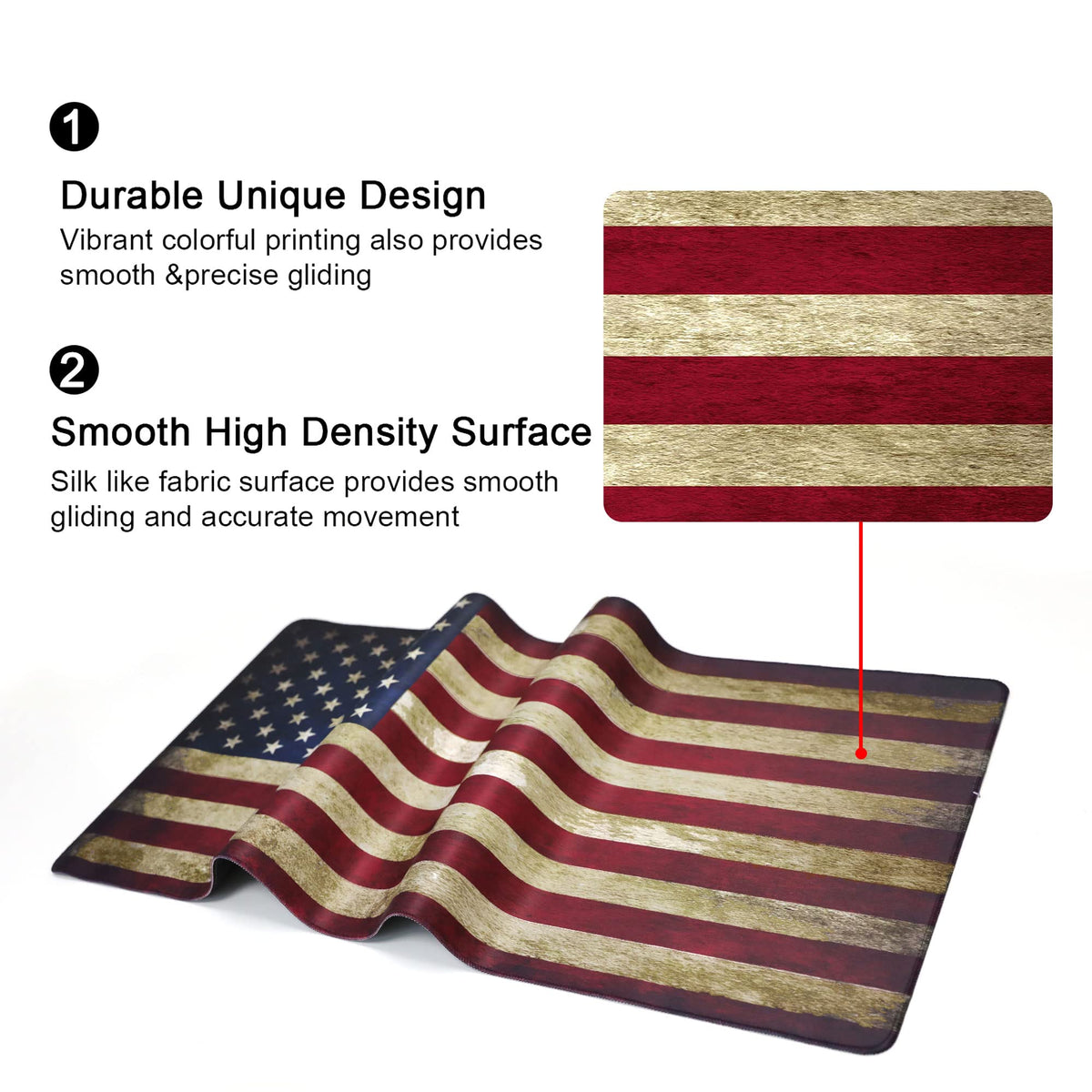 Meffort Inc Extended XXL Mouse Pad Thick Water Resistance Desk Mat with Non-Slip Rubber Pad for