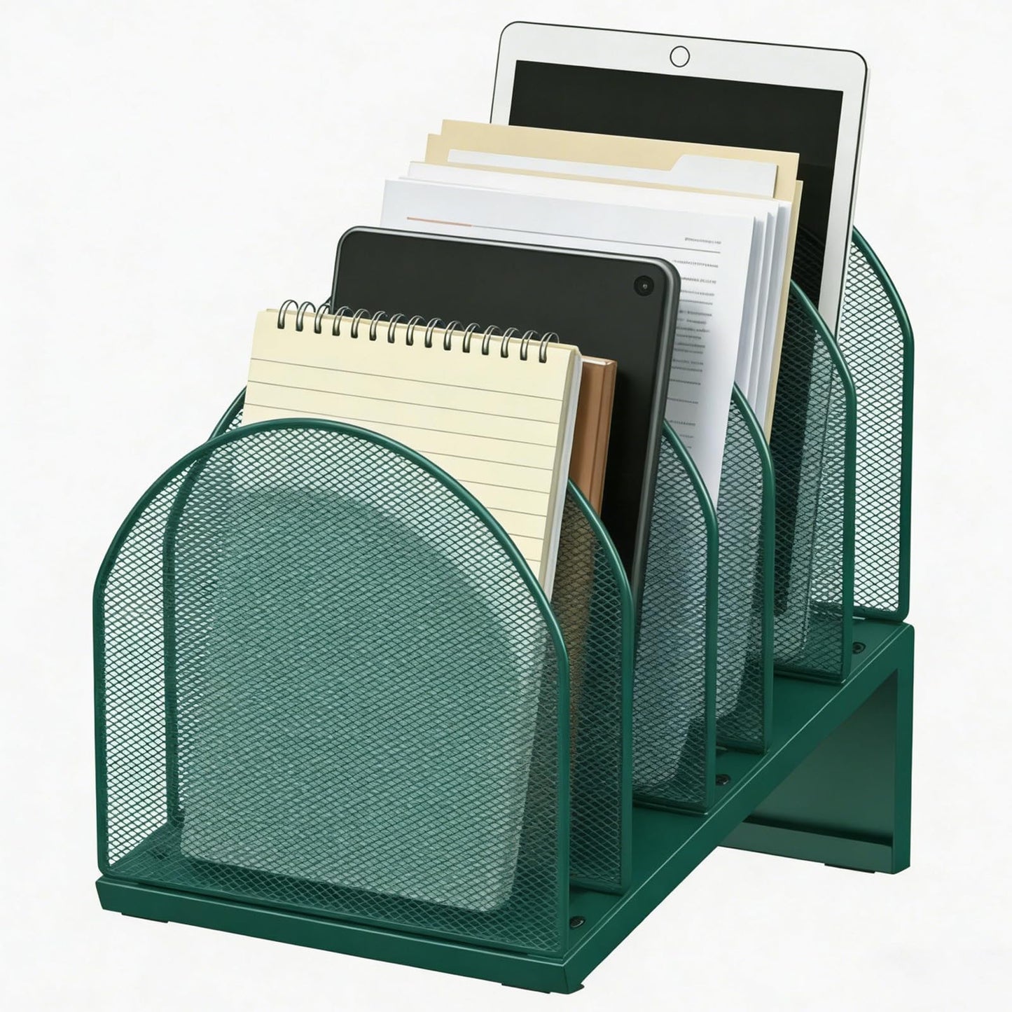 gianotter Desktop File Organizer with 5 Compartments