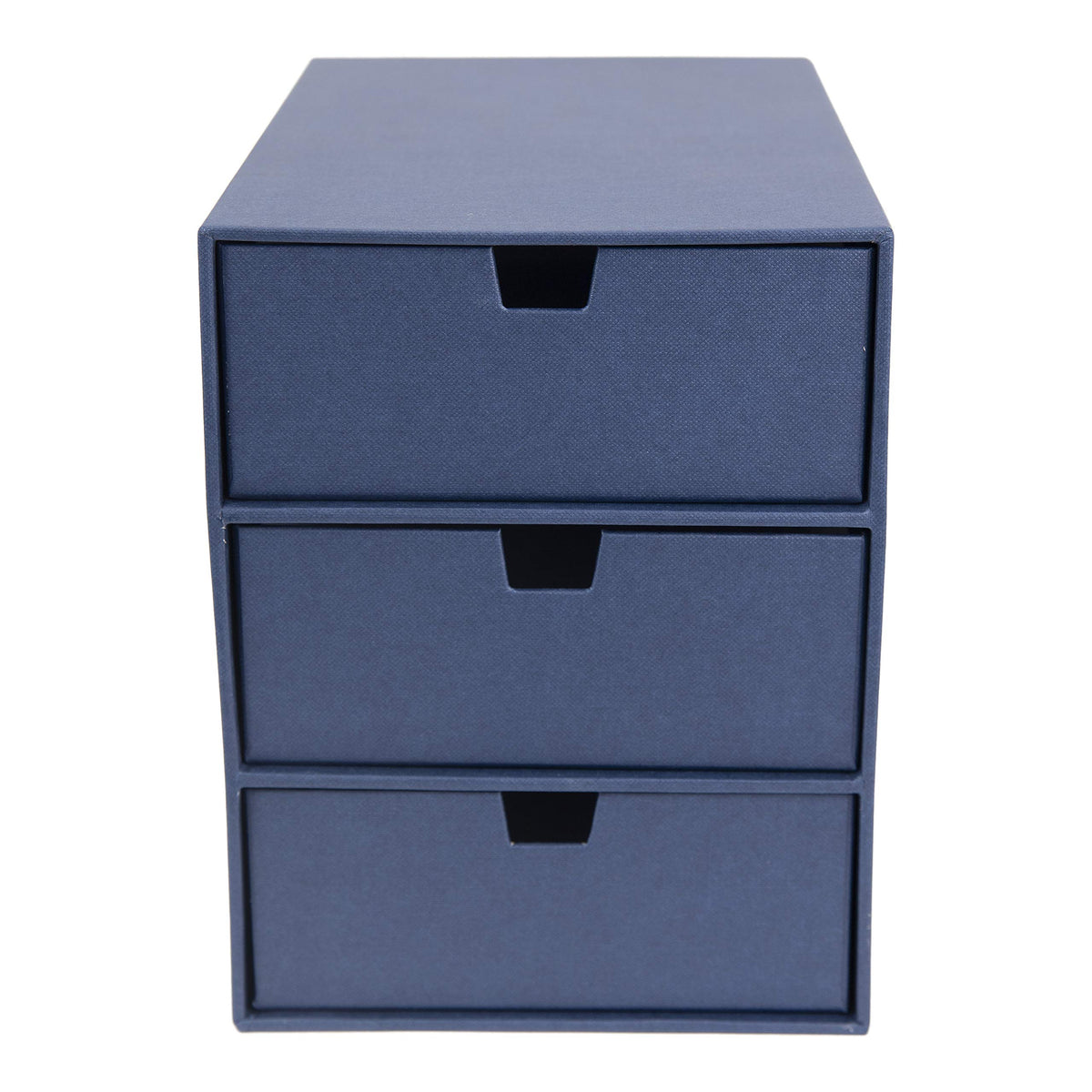 Bigso Box of Sweden Ingrid 3-Drawer Fiberboard Desk Organizer for Office Supplies & Accessories