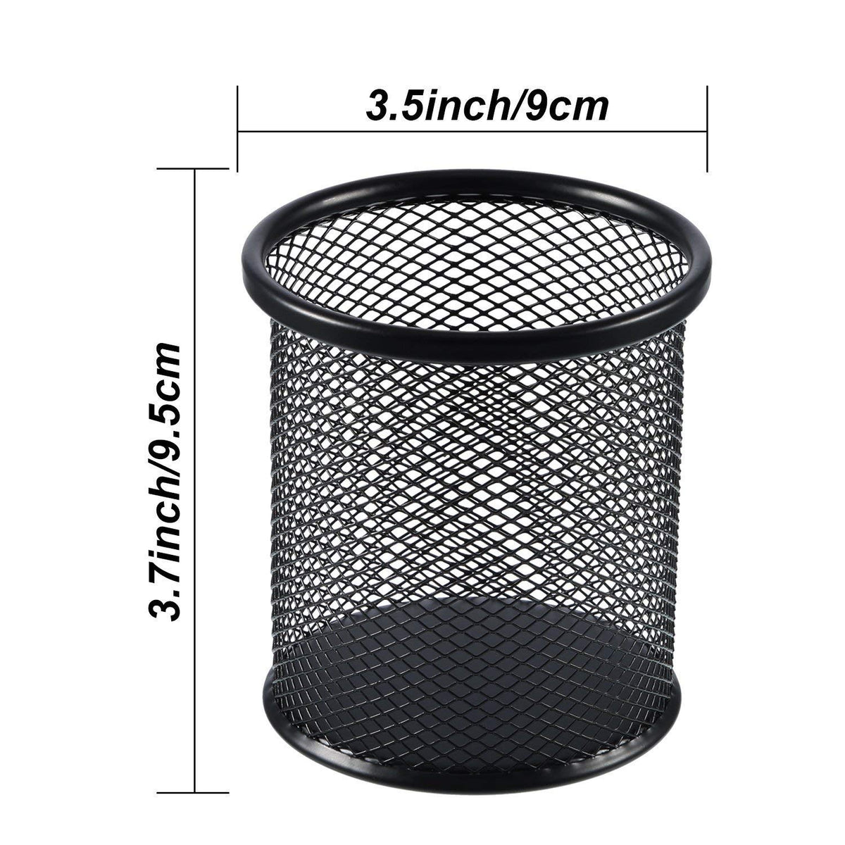 Shuban Metal Mesh Pencil Holder Round Pen Cups For Desk Organizer Classroom Organization Pencil