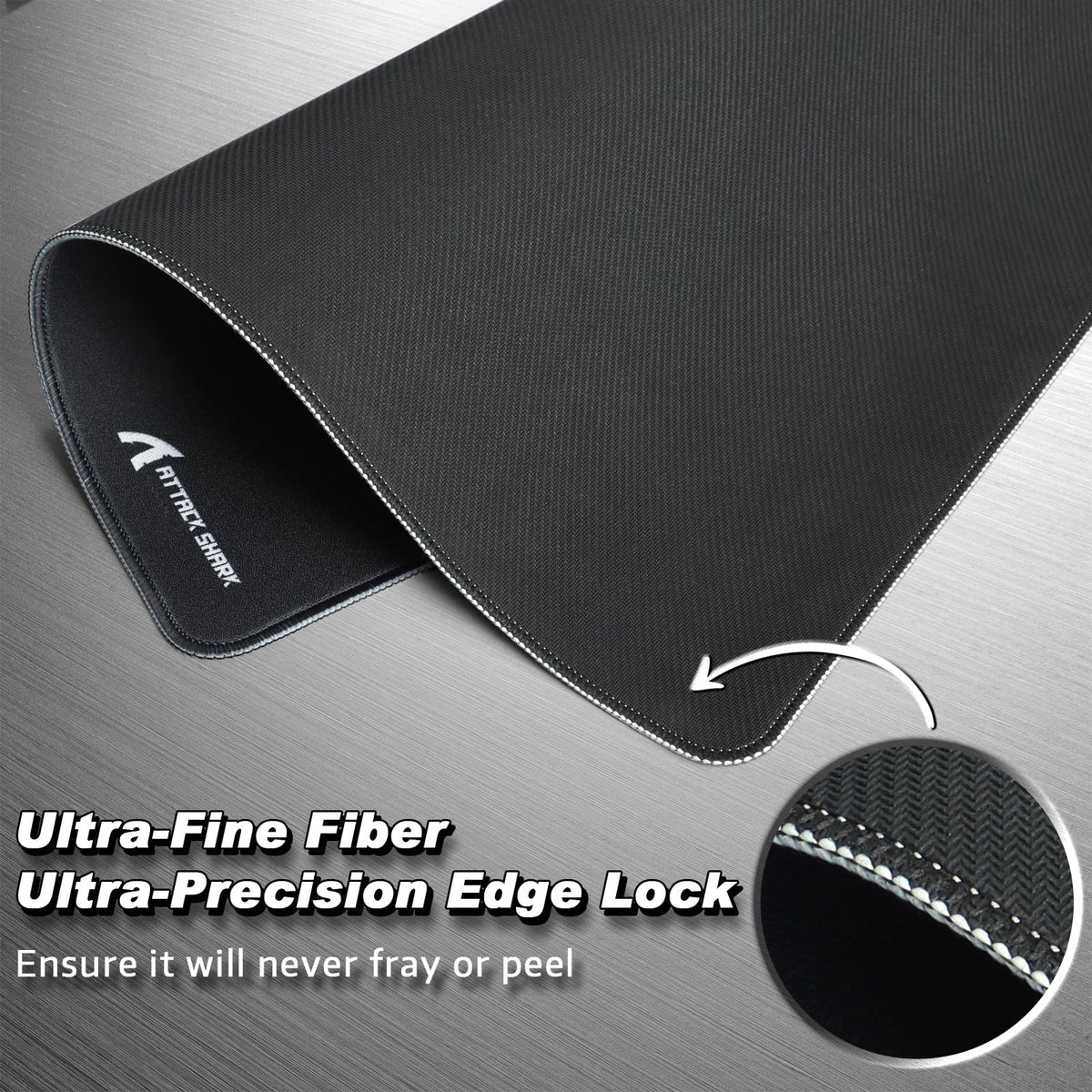 ATTACK SHARK CM02 Gaming Mouse Pad for Esports Speed Large Mouse mats for Desk Waterproof Surface