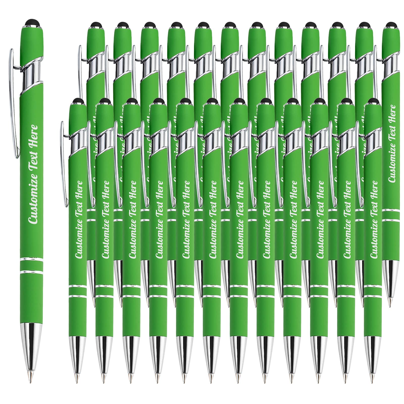Up to 500 Personalized Pens Bulk Custom Ballpoint Pens with Business Name Message Logo, Customized