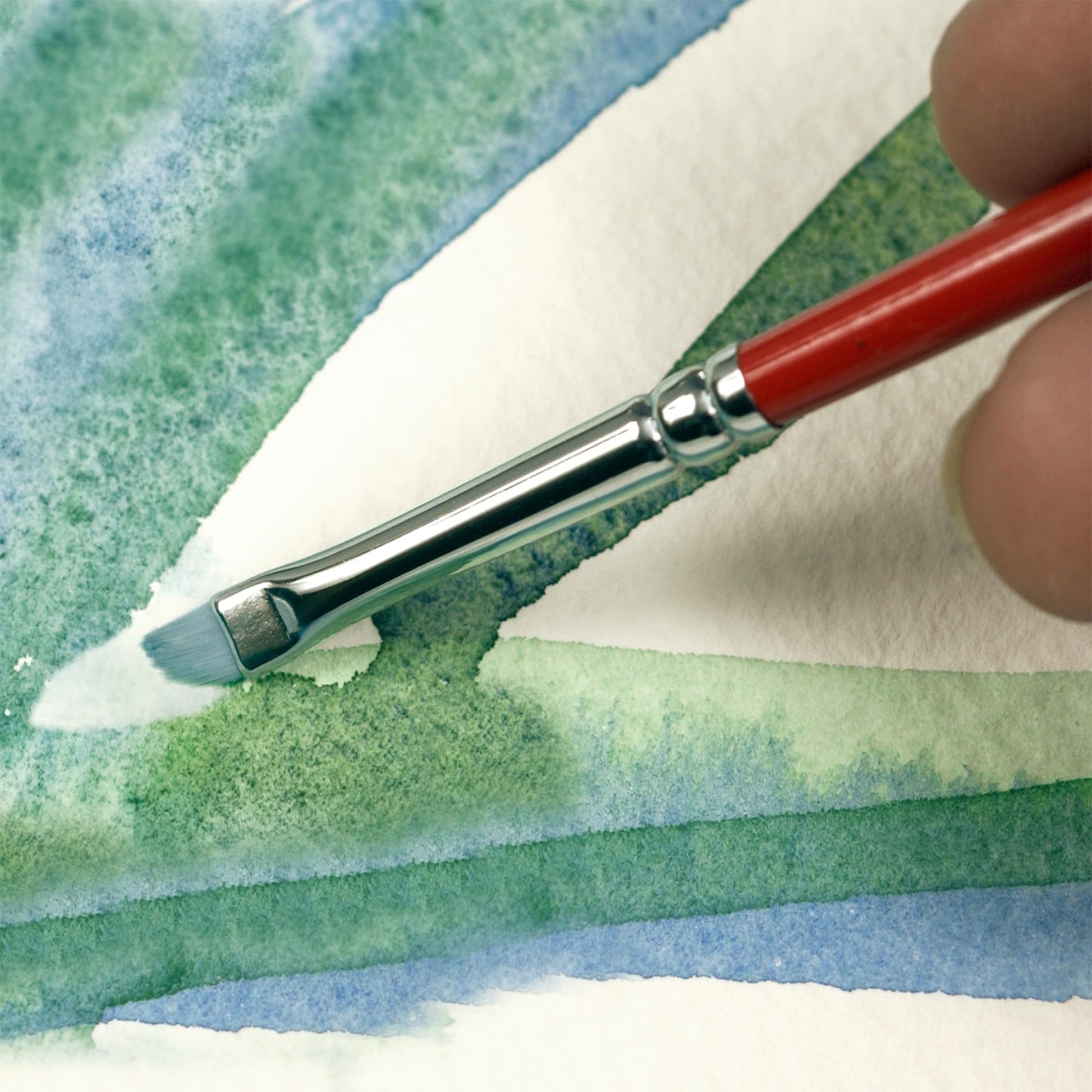 Creative Mark Scrubber Watercolor Brushes Size #2 - Professional Watercolor Brushes for Scrubbing