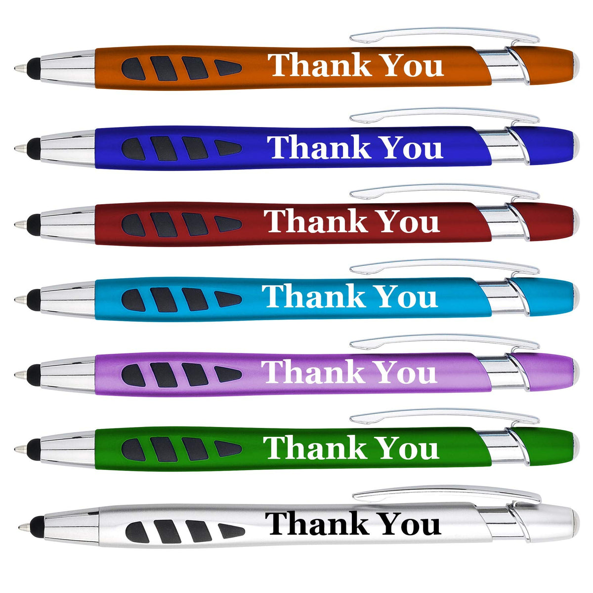 Thank You Greeting Gift Stylus Pens for Touchscreen Devices - 2 in 1 Multifunction Pen - for