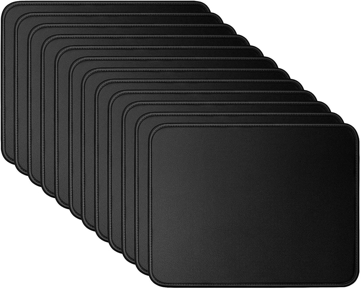 TONOS Mouse Pads 8 3/4 x 11 in with Stitched Edges and Non-Slip Rubber Base, Premium Textured Mouse