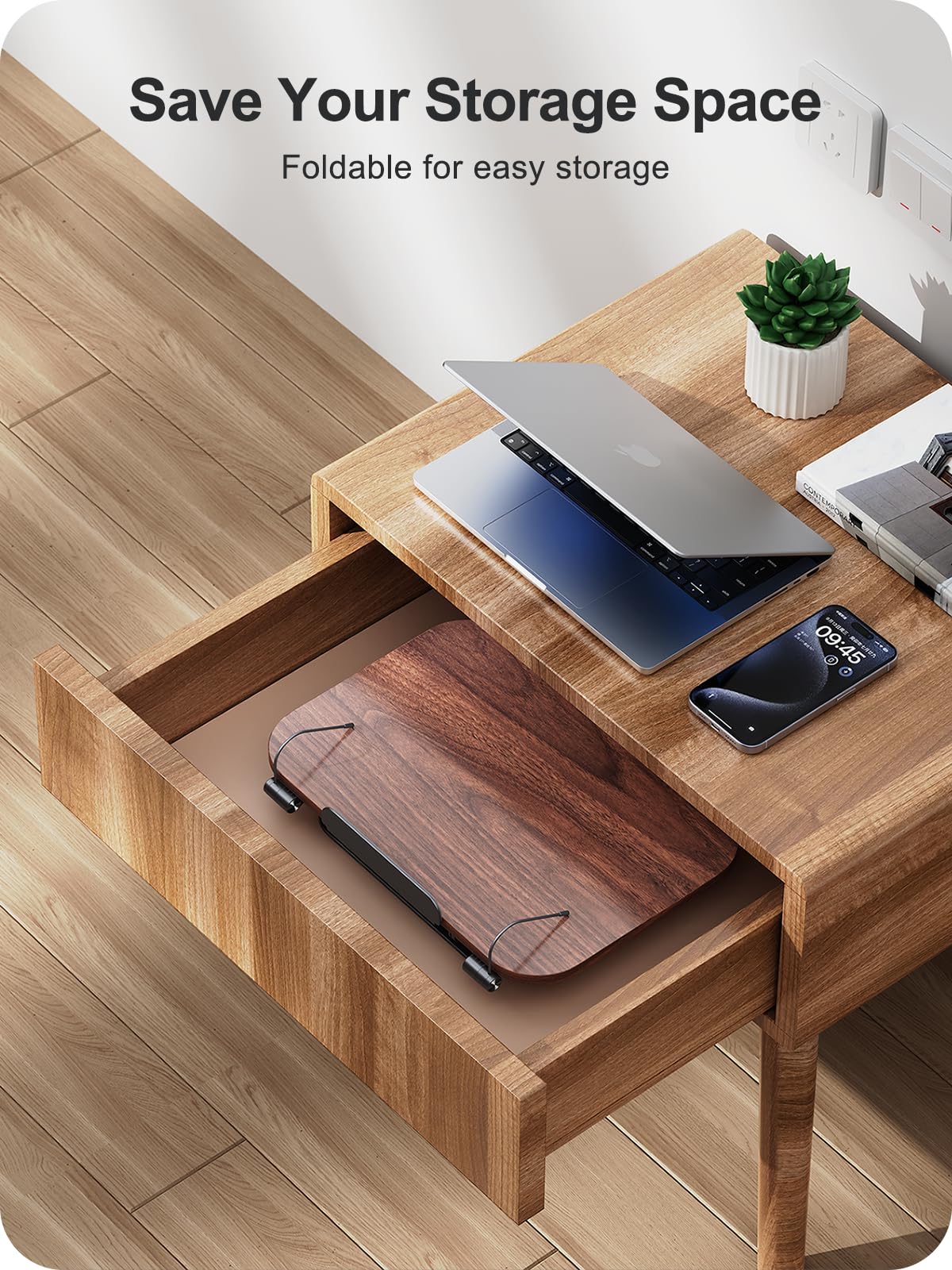 MOKURU Book Stand for Reading, 360° Adjustable Book Holder, Foldable Book Holder Stand, Cookbook