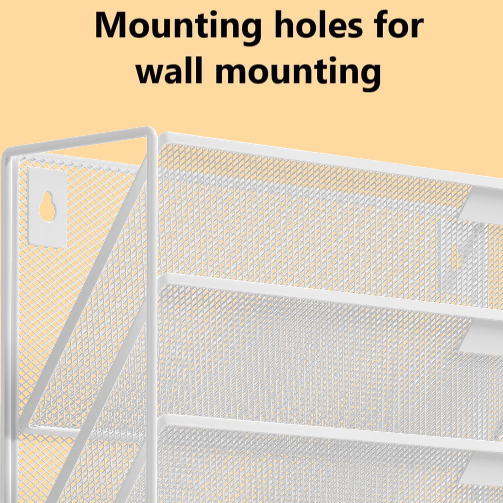 Kuntine.B Wall File Organizer Office Hanging Magazine Holder Wall File Organizer for Office Home