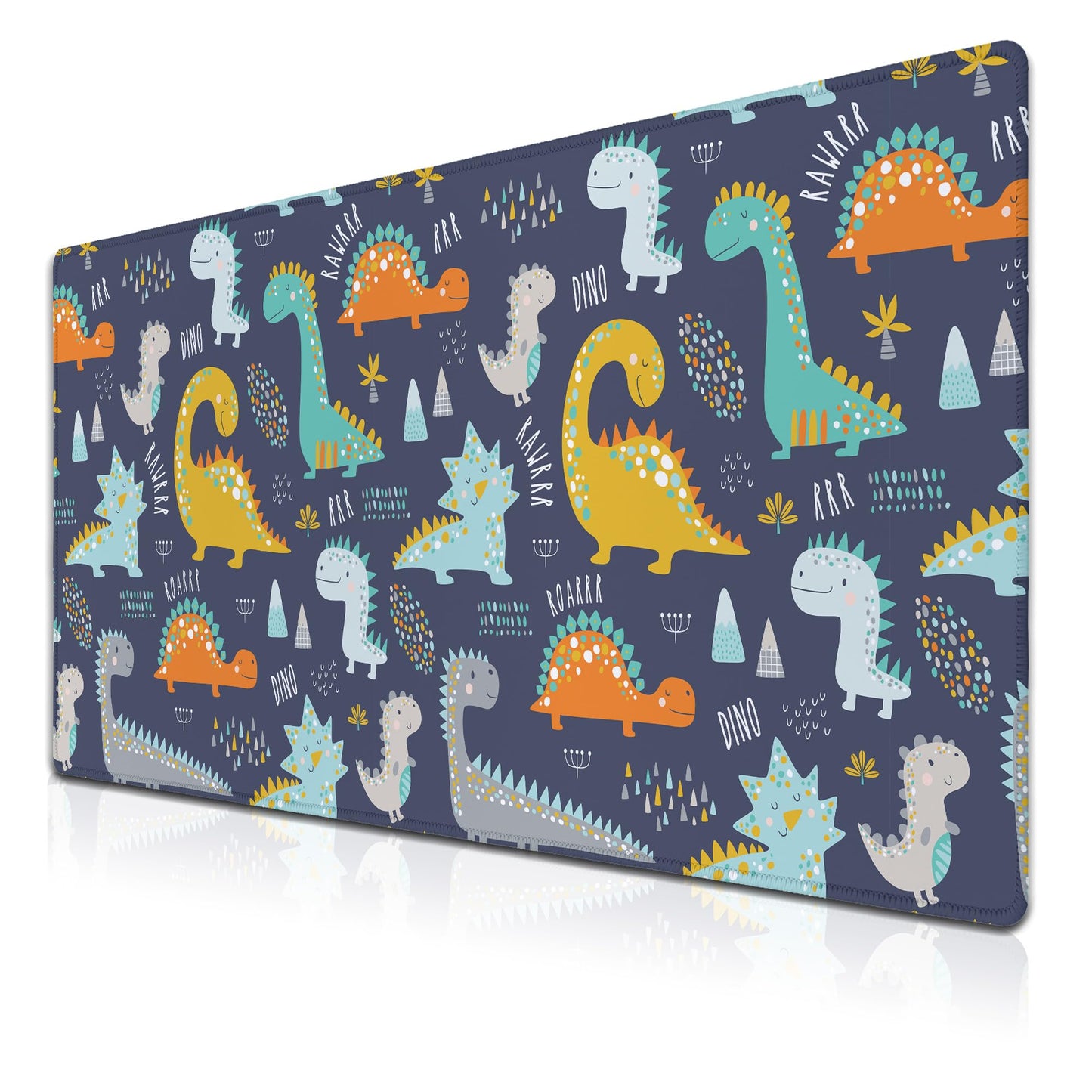Samgula Computer Desk Mat Yellow, Gaming Mouse Pads Desk Mouse Pad, Desktop Computer Mat Non-Slip