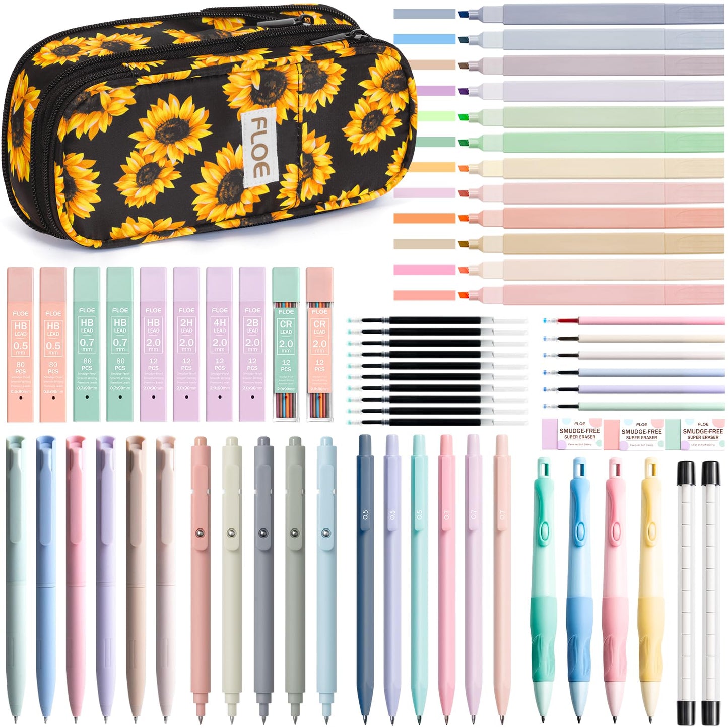 65PCS Aesthetic School Supplies Back to School Supplies Cute Stationary Set