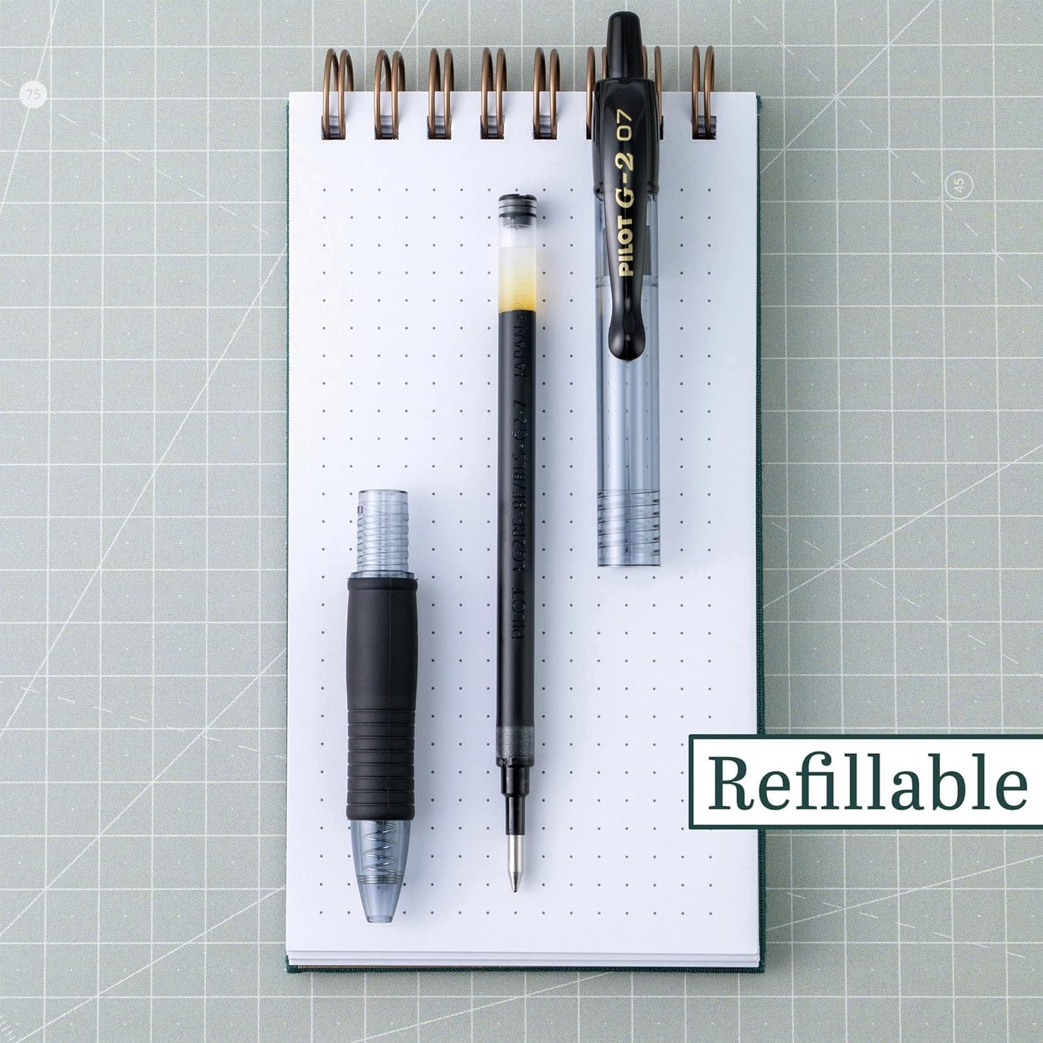 Advantage Gifts G2 Retractable Premium Gel Ink Roller Ball Pens Ultra Fine Point (.38mm) Blue Ink 9