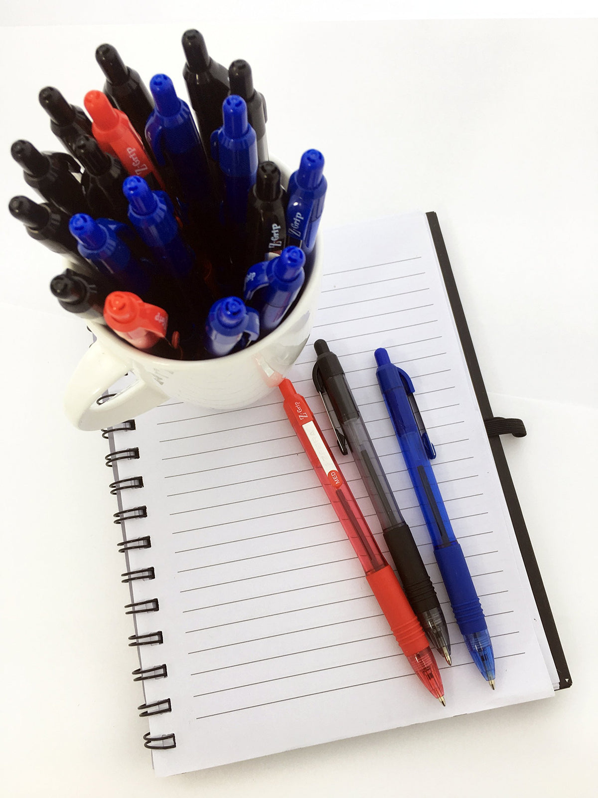 Zebra Pen Z-Grip Retractable Ballpoint Pen, Blue Ink, 0.7mm, 30 Bulk-Pack
