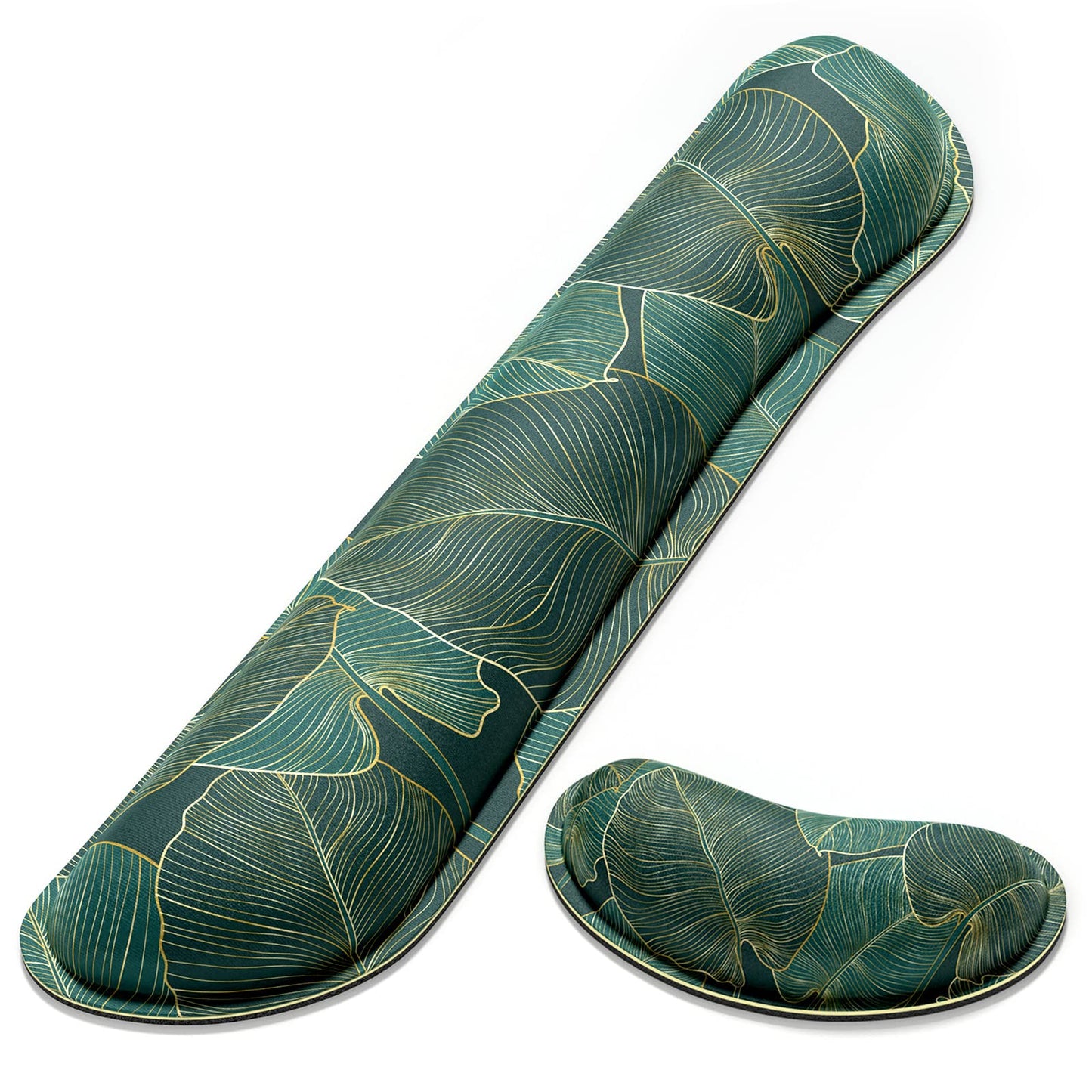 Dapesuom Enlarge Keyboard Wrist Rest, Memory Foam Wrist Cushion for Desk Mats Support, Cute Pain