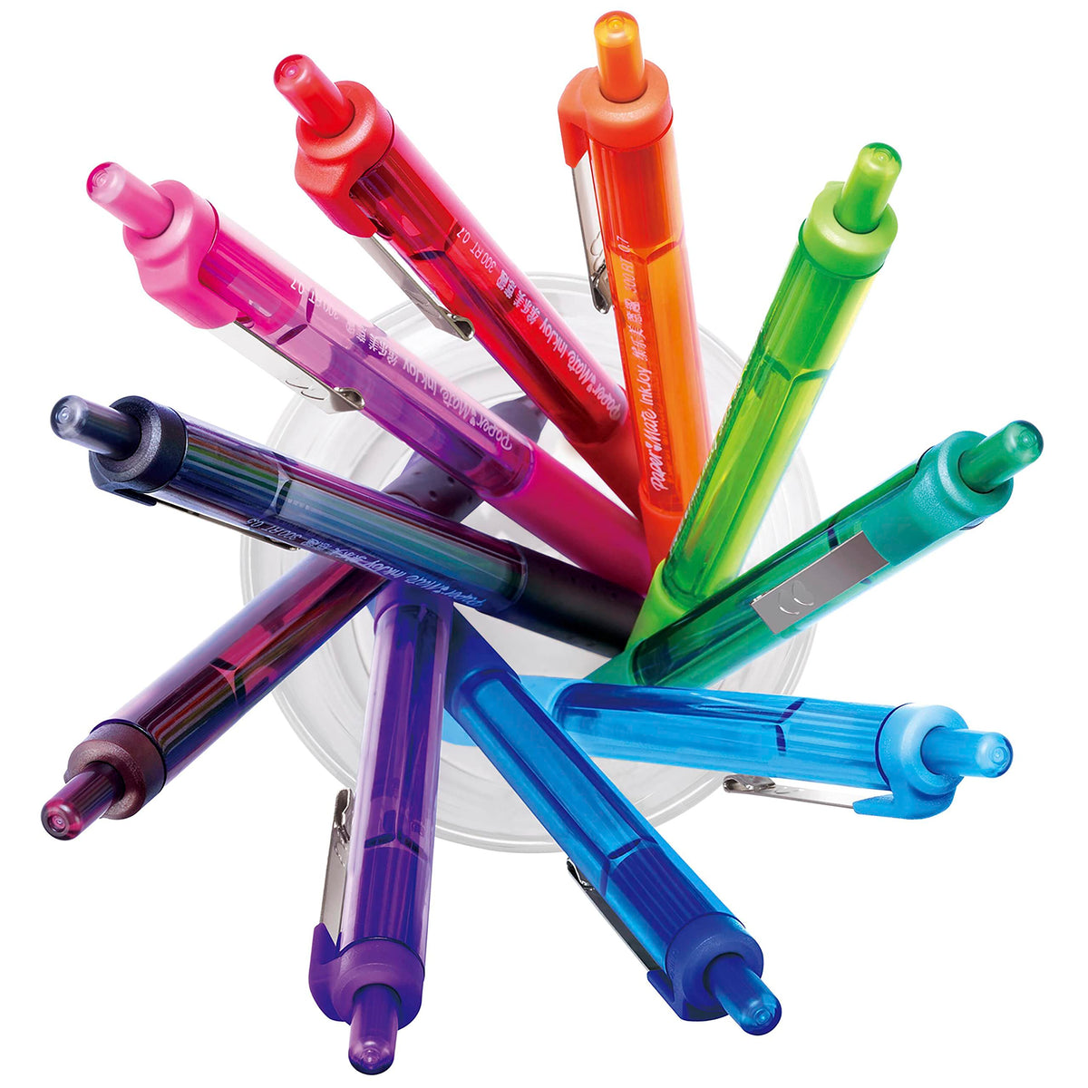 Paper Mate InkJoy 300RT Retractable Ballpoint Pens, Medium Point (1.0mm), 24 Count - Colorful