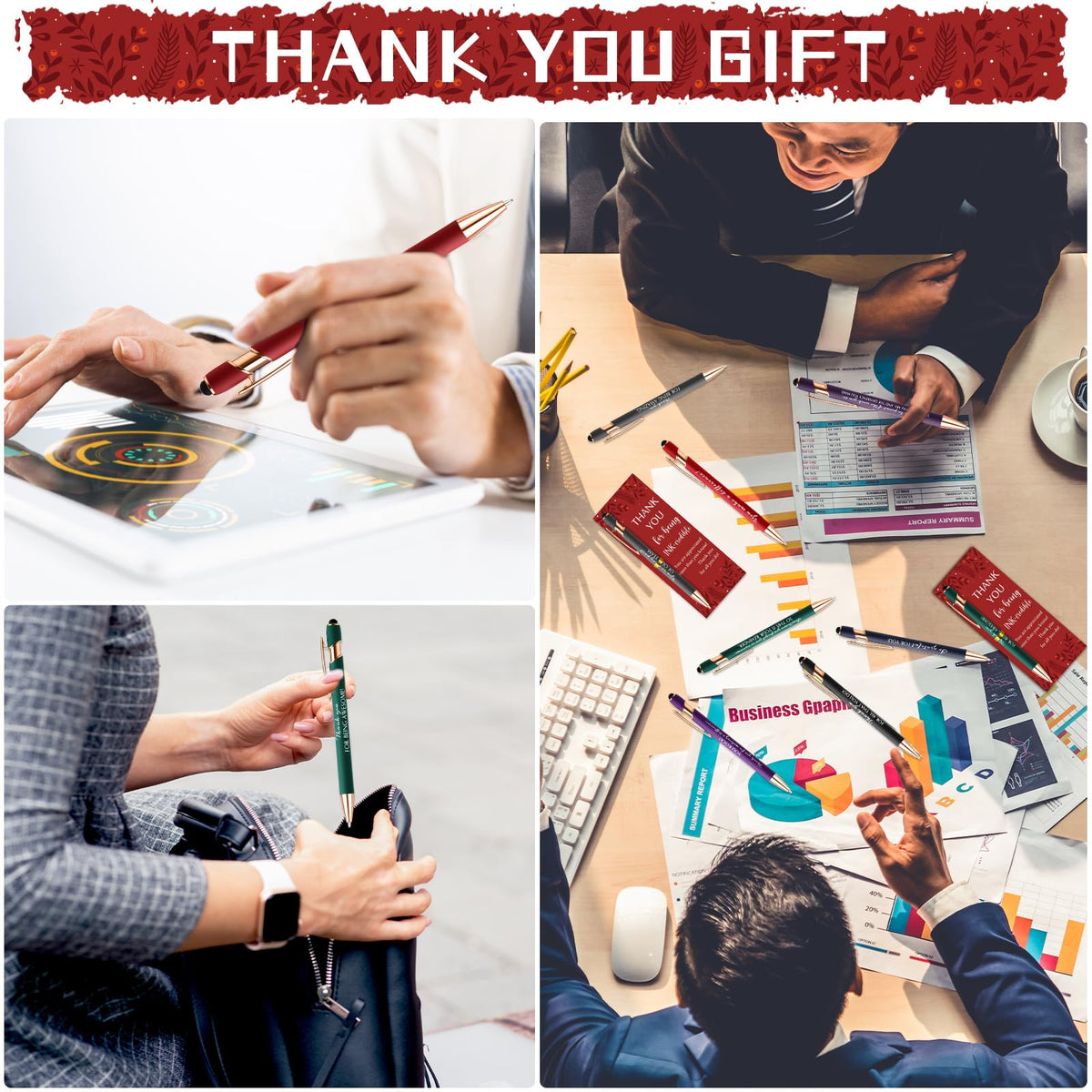Resurhang 20 Set Employee Appreciation Pen Gift Bulk