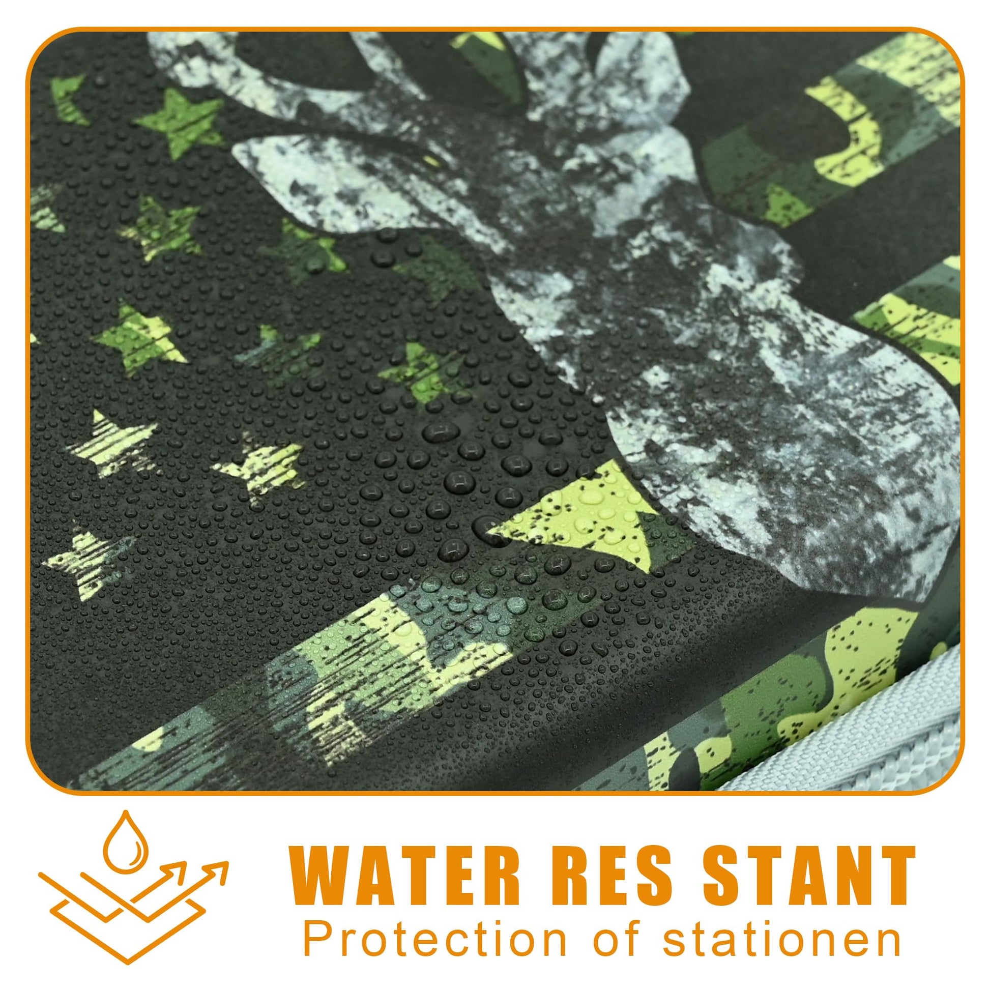 WtallasiSei Camo Hunting Deer Pencil Box Zip Pencil Case for Boys Girls School Organizer Pencil Bag