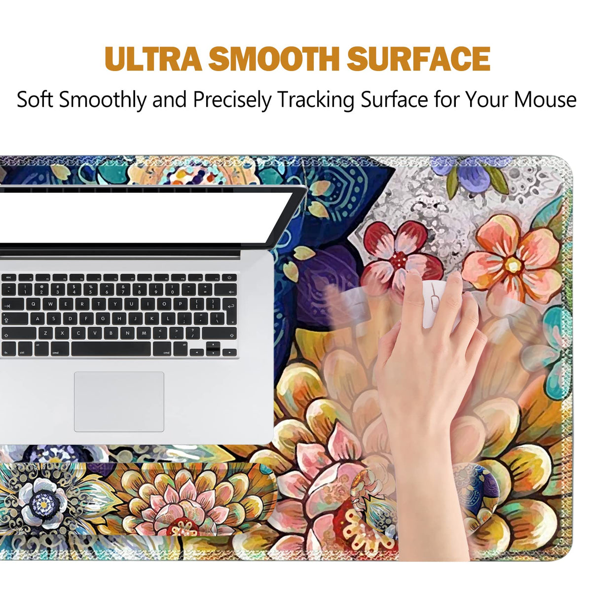 ToLuLu Extended Gaming Mouse Pad, Ergonomic Keyboard Mouse Wrist Rest Set