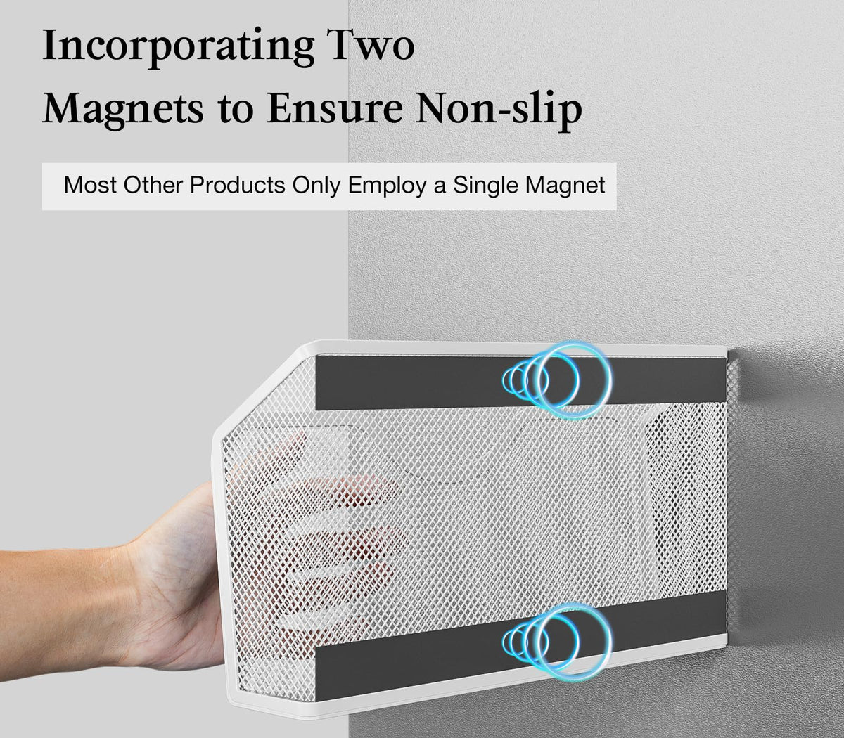 JANE EYRE Magnetic File Holder - 3PCS Paper File Mail Organizer