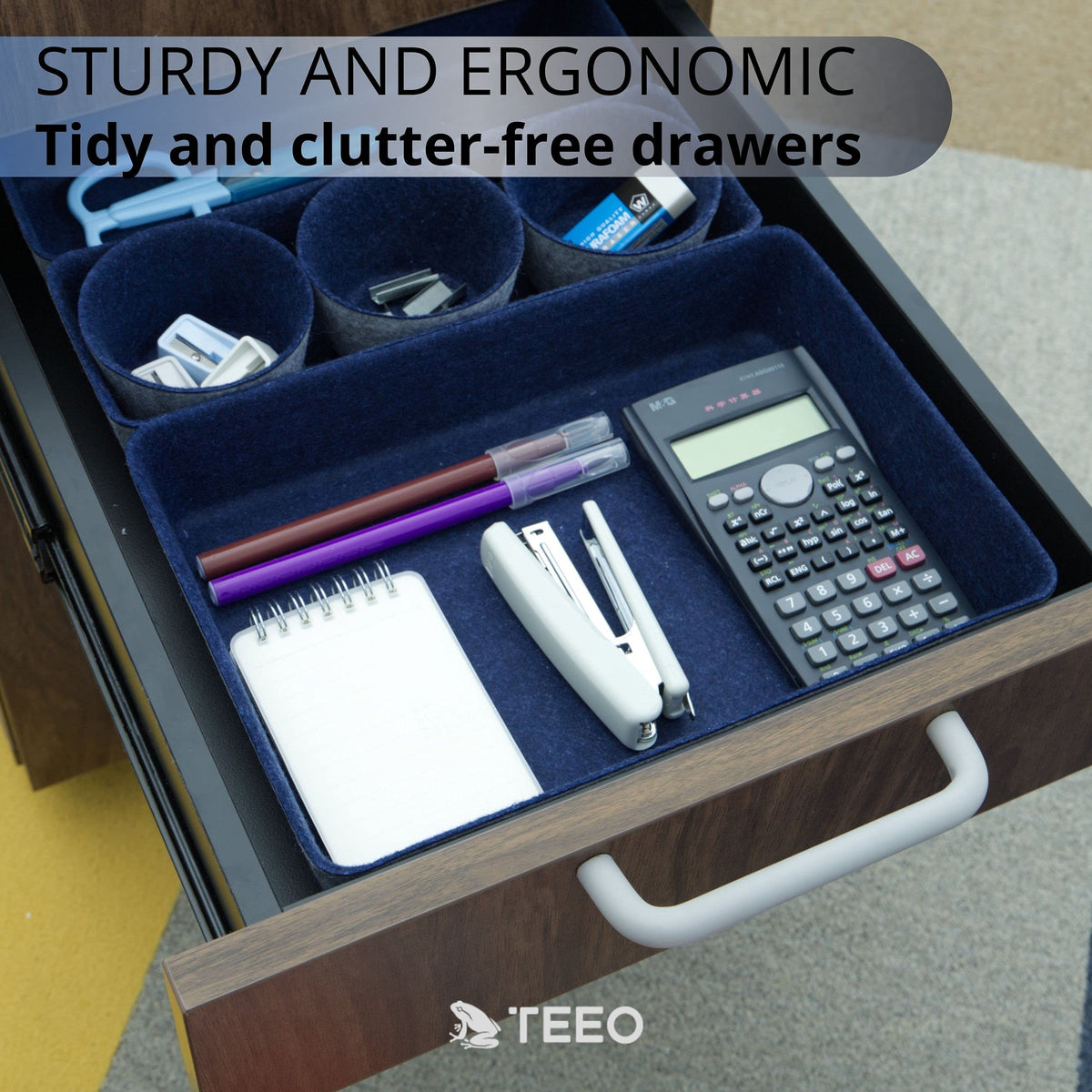 Teeo - Organizer for Drawers - Desk Drawer Organizers and Storage - Make Up Draw Organizers