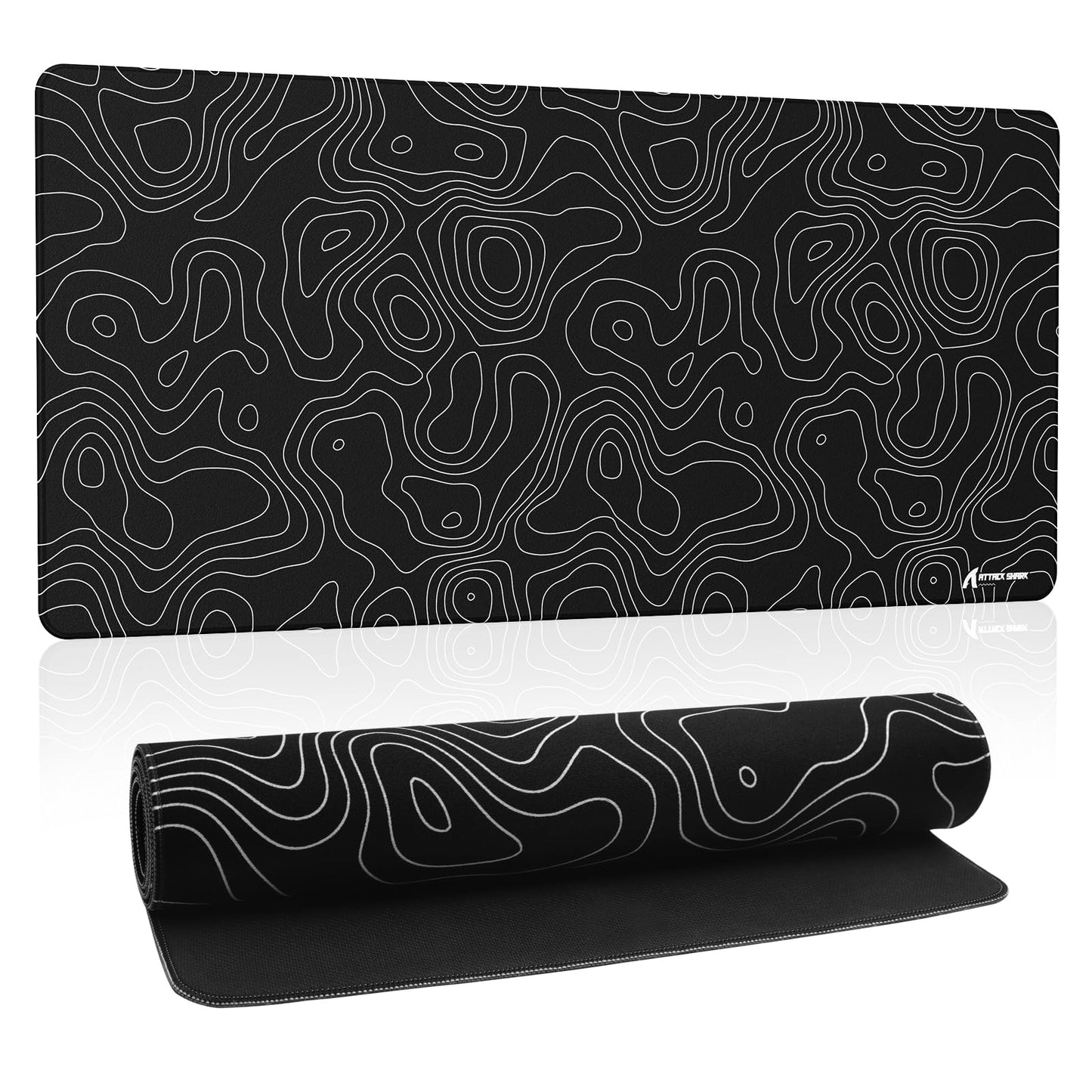 ATTACK SHARK CM02Pro Gaming Mouse Pad for Esports Speed Large Mouse mats for Desk Waterproof