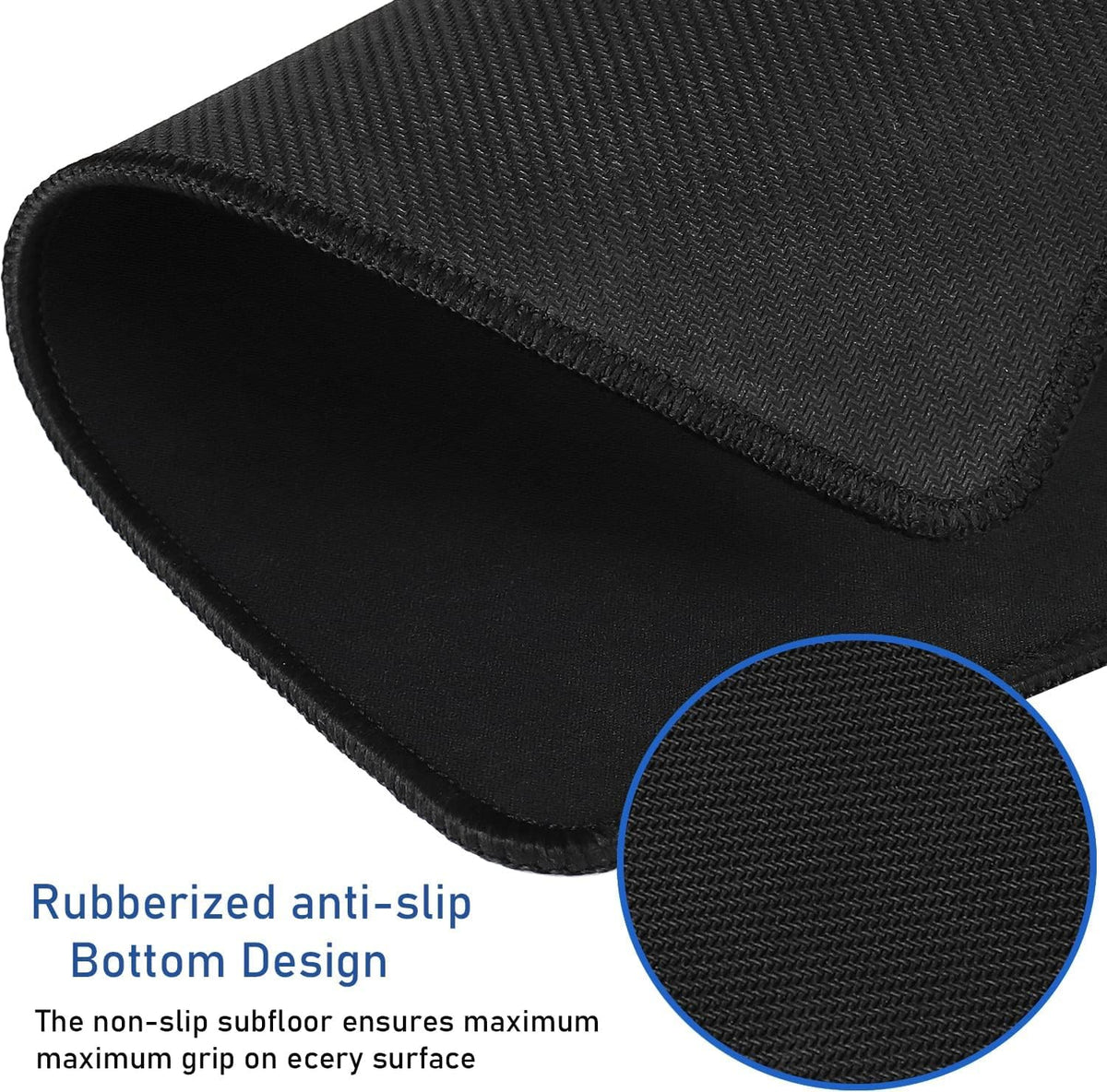 Large Mouse Pad, 31.5X11.8In Durable Non-Slip Natural Rubber Base Mousepad