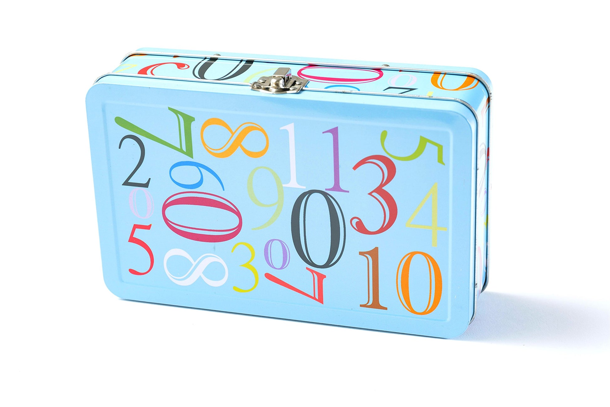 DAHO Metal Storage Box with Hinge for Office, School, Home, Makeup, Arts & Crafts and Accessories