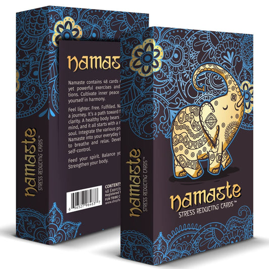 Namaste Mindfulness Cards - Stress & Anxiety Relief, Meditation Cards - Self Care Gifts for Women