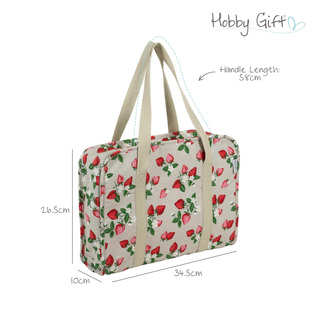 Hobby Gift Project Case Sewing and Yarn Storage Bag with Internal Pockets Handles and Organiser