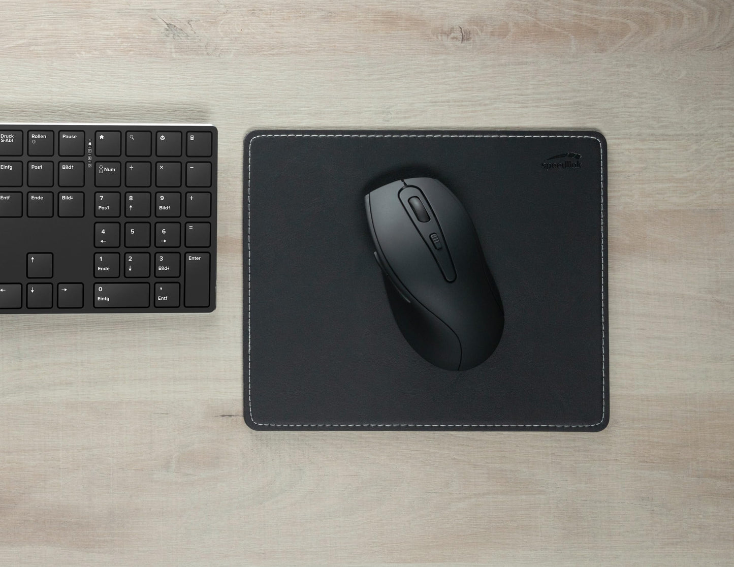 Speedlink Notary Soft Touch Mousepad - Mouse pad in Leather Look for Office/Home Office (Soft
