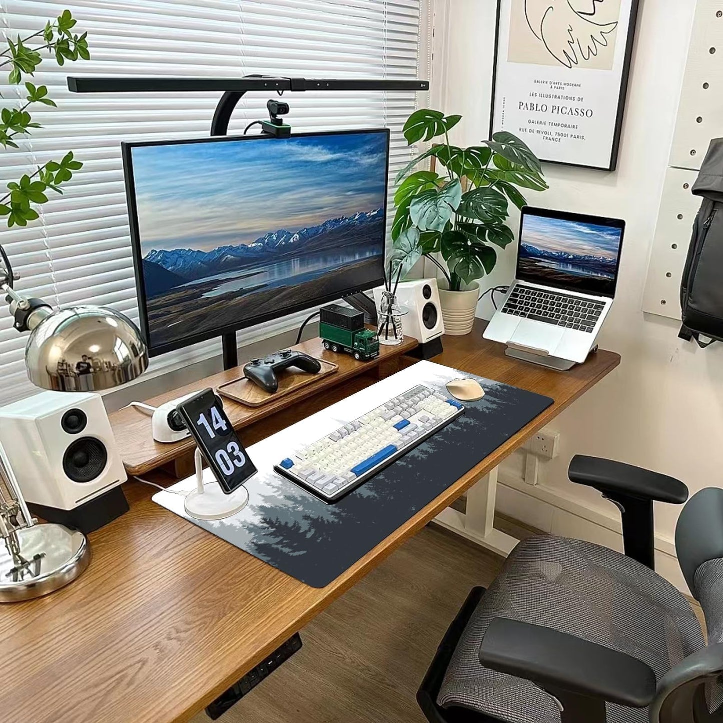 Gaming Mouse Pad Desk Pad XL Large Mouse Mat Keyboard Mat Office Desk Decor AccessoriesKeyboard Mat