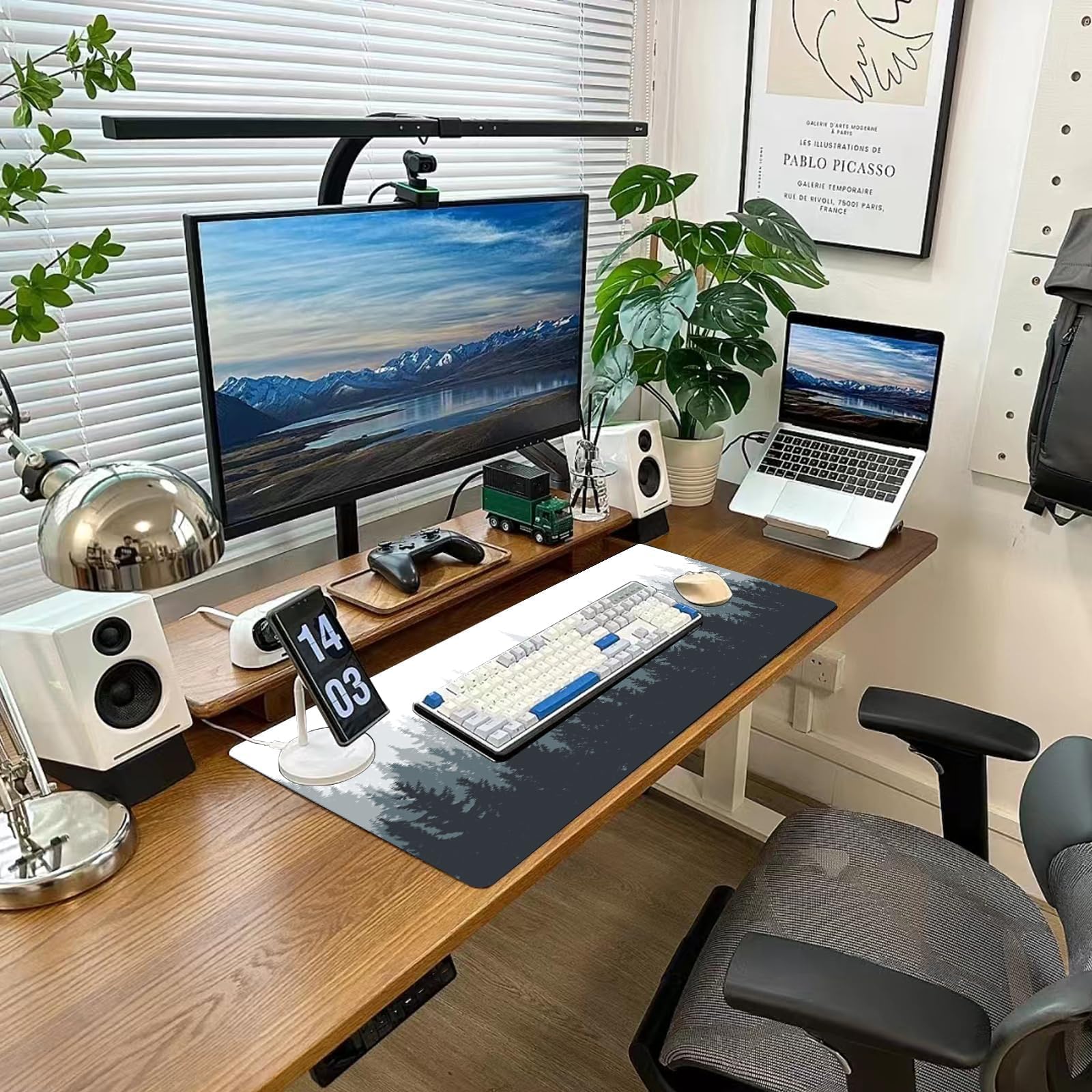 Gaming Mouse Pad Desk Pad XL Large Mouse Mat Keyboard Mat Office Desk Decor AccessoriesKeyboard Mat