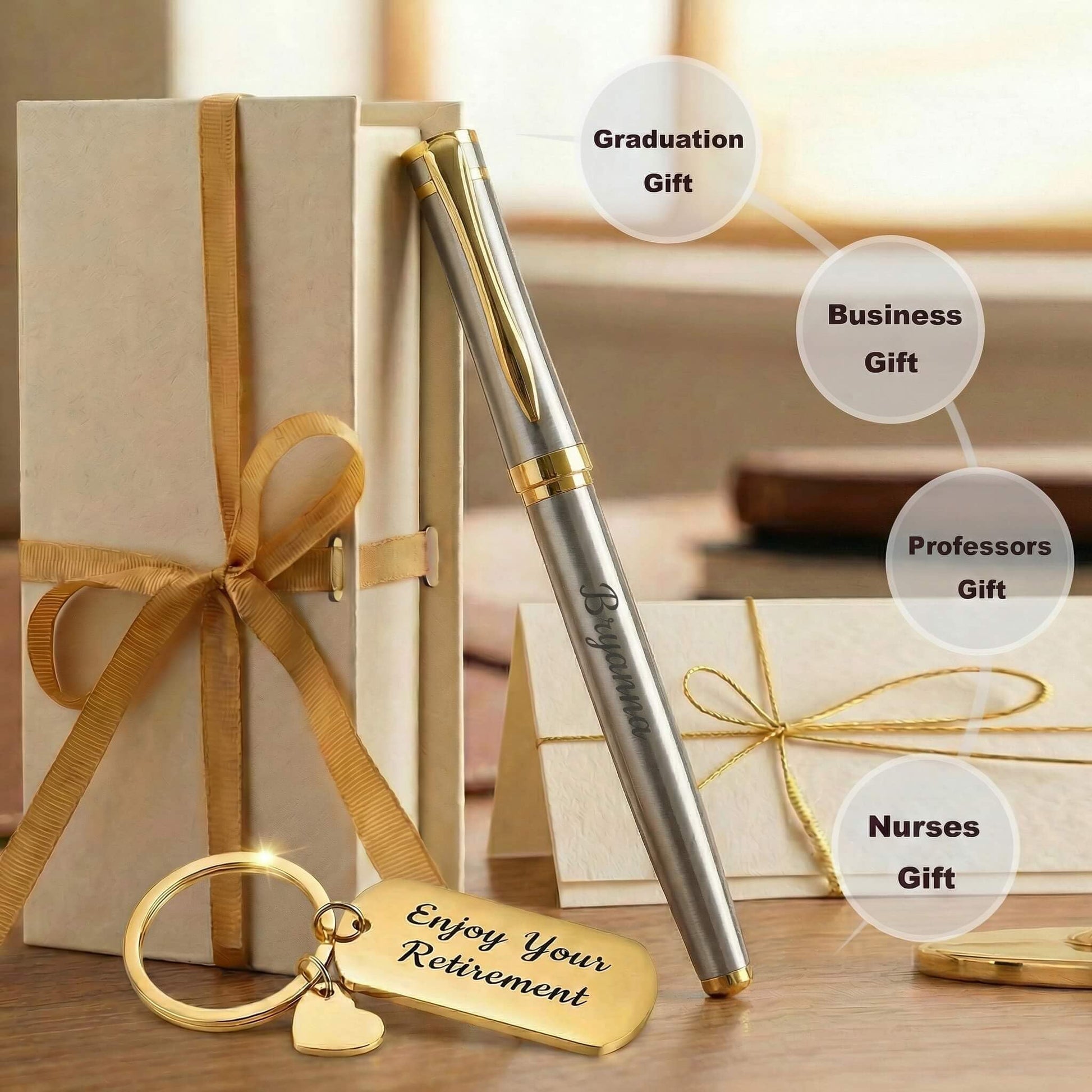 Yastar Personalized Gift Pen Gift Writing for Family Colleague Elder Friend