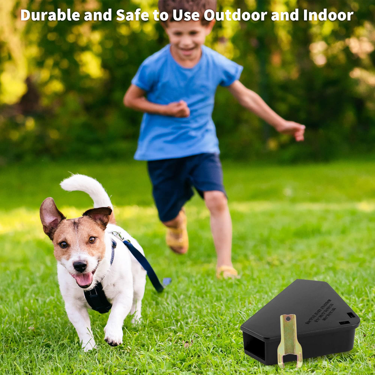 Mixrug 8 Pack Mouse Bait Stations with 8 Keys, Outdoor Rodent Box Station for Mice Small Rats