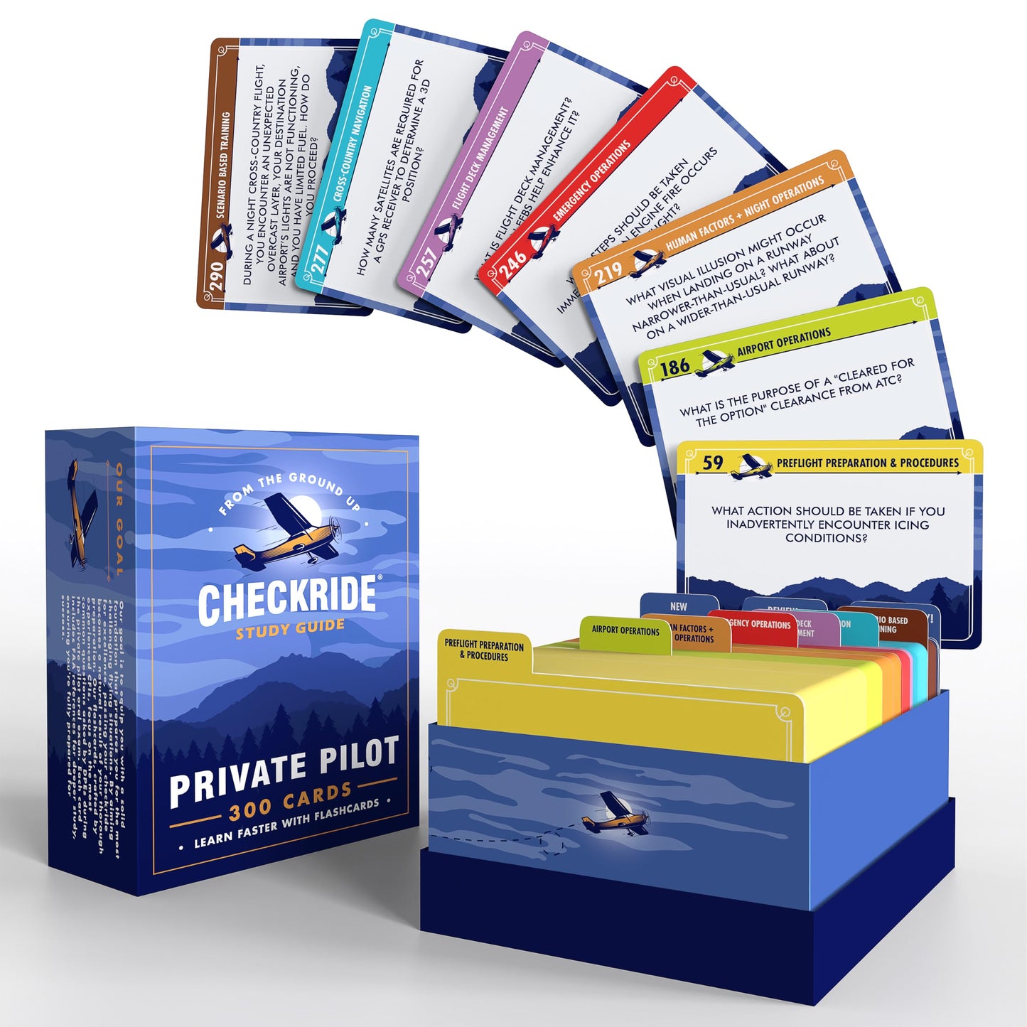 Private Pilot Flashcards | 308 Oral Exam & Written Test Study Cards | ACS Task Code Organized |