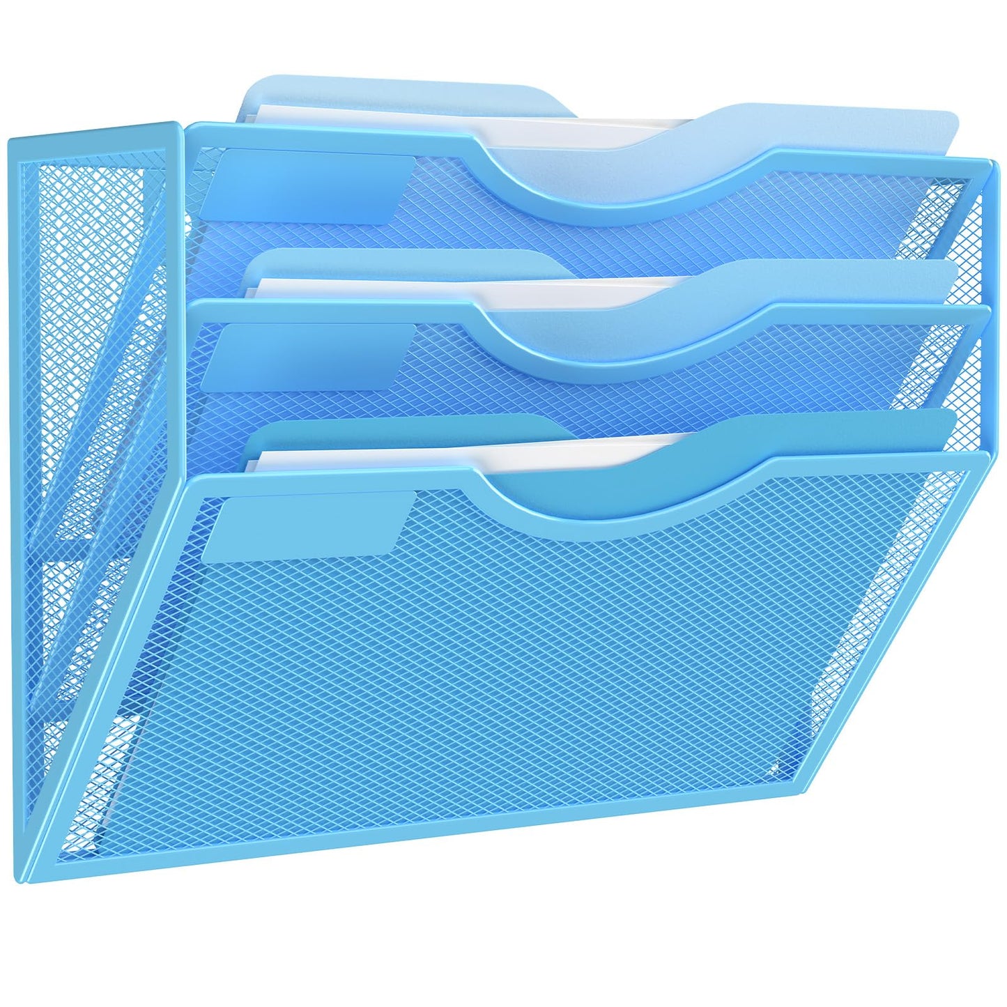 Kuntine.B Wall File Organizer Office Hanging Magazine Holder Wall File Organizer for Office Home