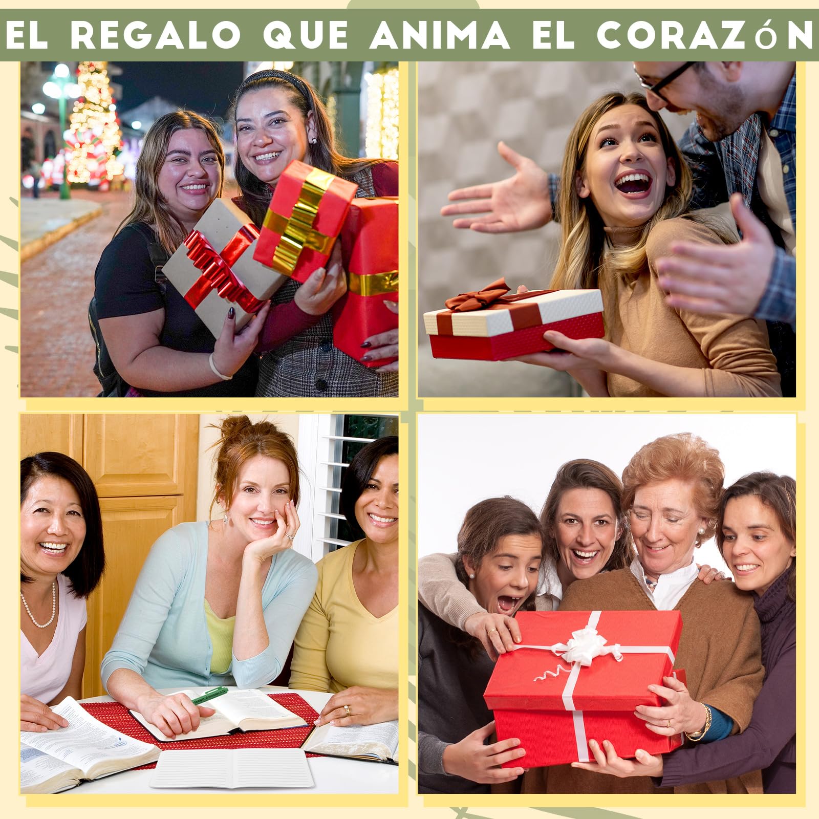 Fuyoooo 72 Pcs Spanish Christian Gift Notebook Set Regalos Cristianos En Español Para Women Men