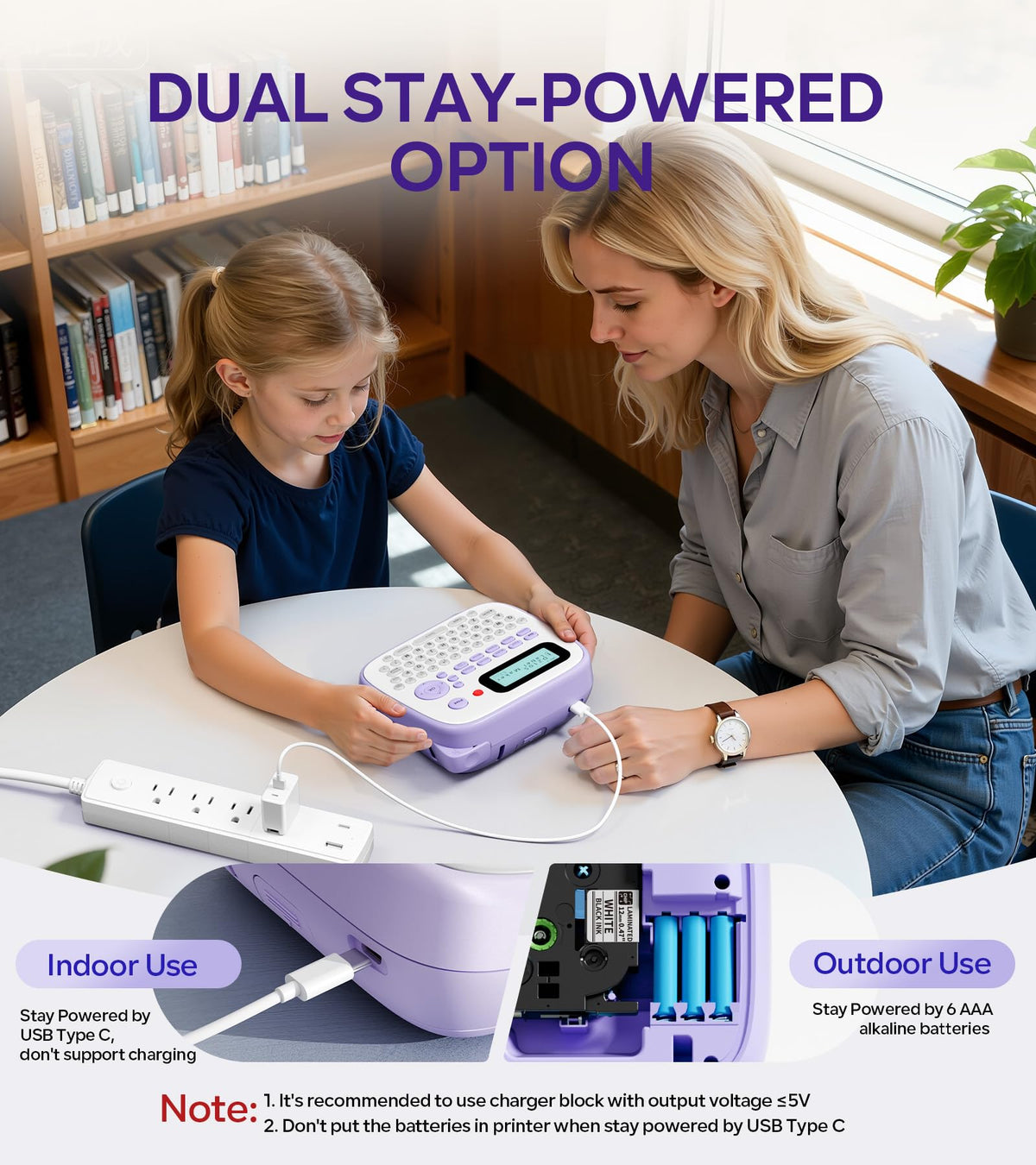 EazeID D210S Label Maker Machine with Tapes, Label Maker Waterproof-Labels