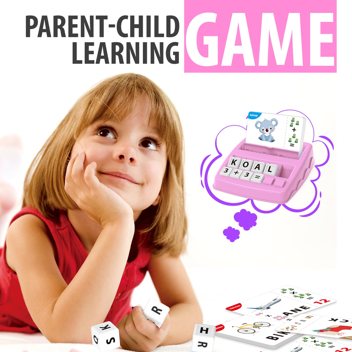 Yolscue Montessori Matching Letter Games,Educational Toys for 3-8 Year Olds Boys Girls,Alphabet