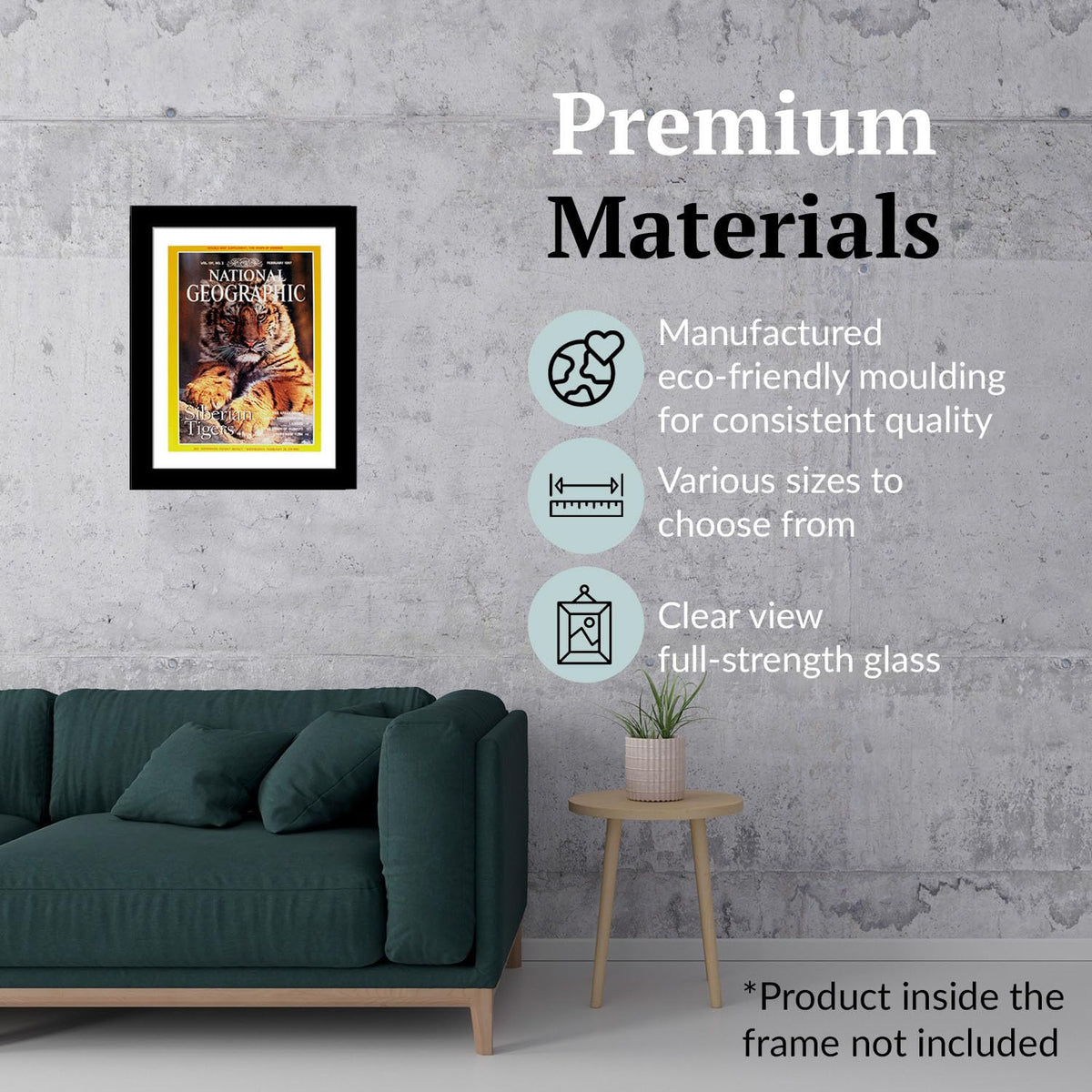 Creative Picture Frames 10 x 12 Magazine Frame with Full-Strength Glass, Holds Up To A 1/4" Thick