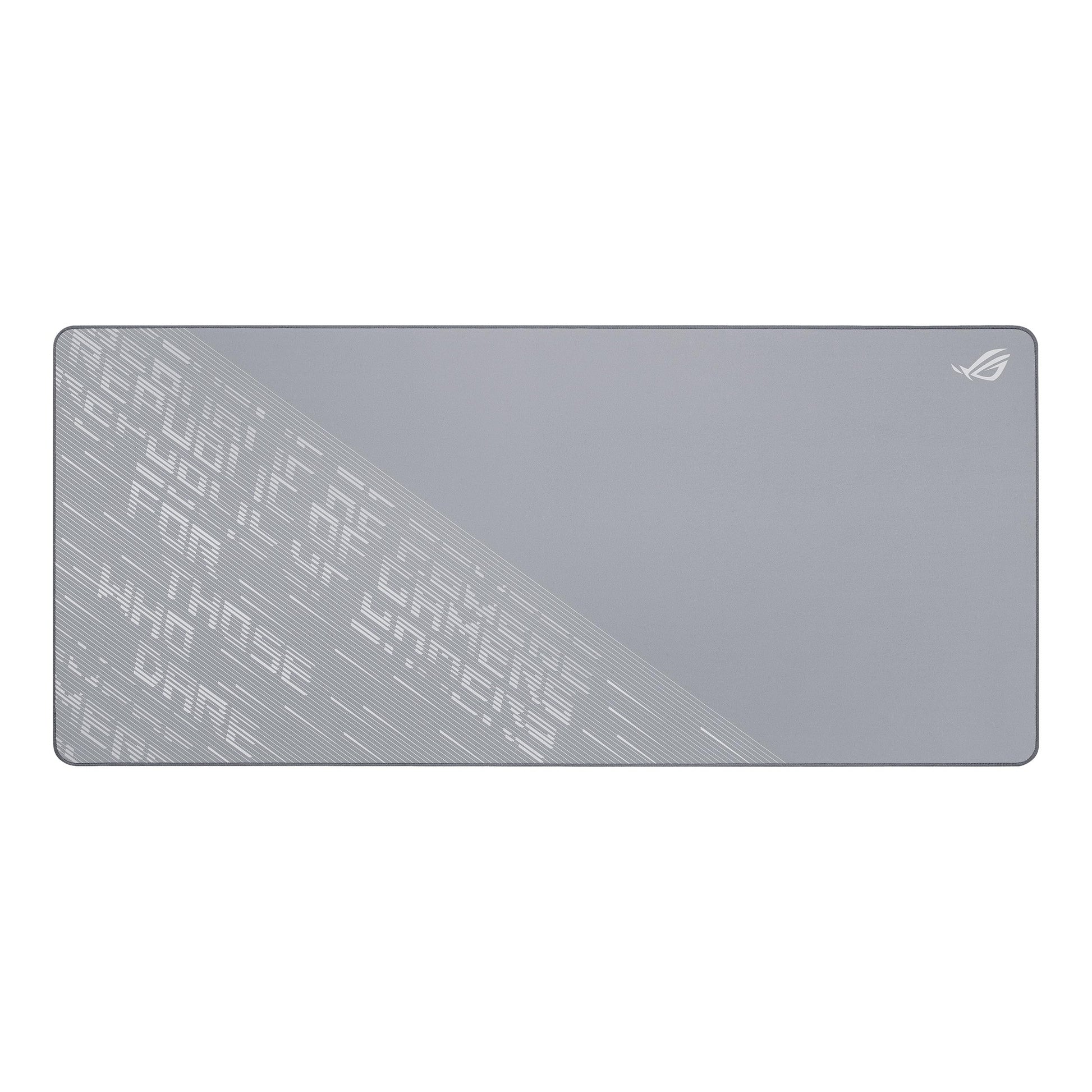 ASUS ROG Scabbard II Arctic Gray XXL Gaming Mouse Pad – 35.4” x 15.7” (Extended/XXL Size), Soft