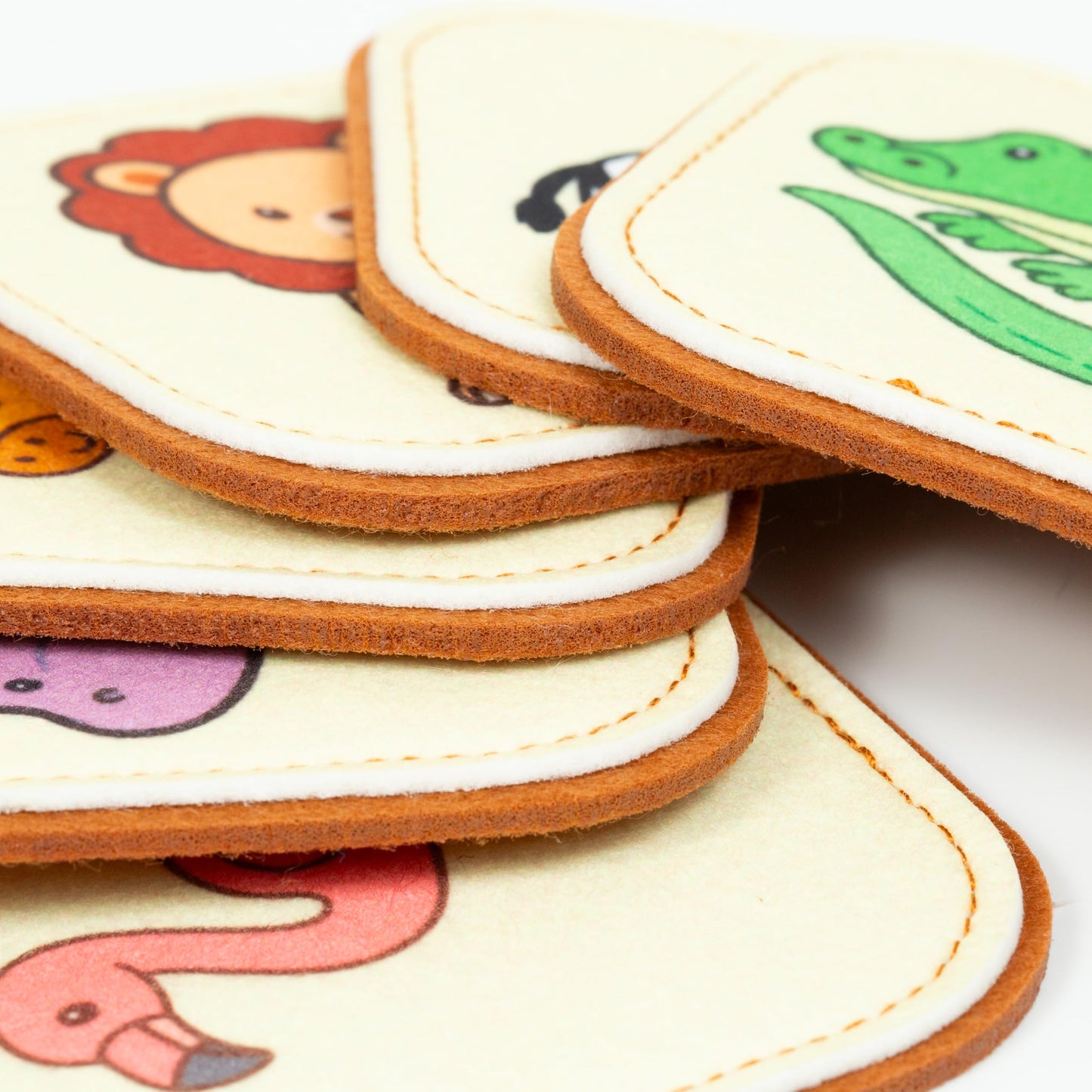 Felt Safari Matching Game for Toddlers – Wild Animal Memory Game & Flash Cards – Soft and Safe for