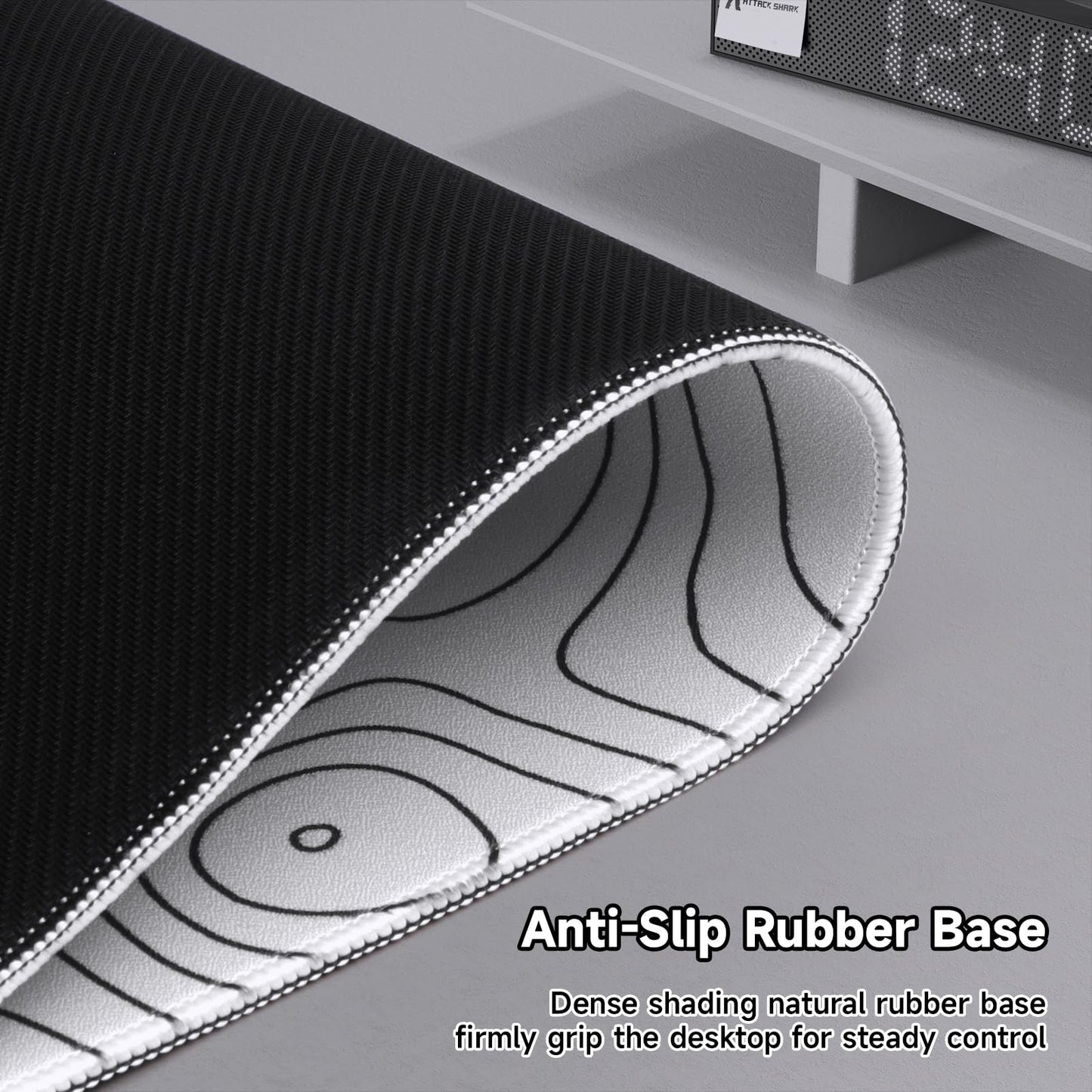 ATTACK SHARK CM02Pro Gaming Mouse Pad for Esports Speed Large Mouse mats for Desk Waterproof