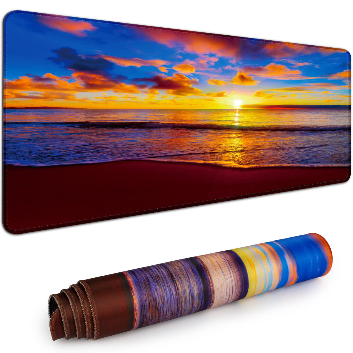 Wiabsi Desk Mat Pad,Large XXL Extended Mouse Pad Mat for Desktop Keyboard