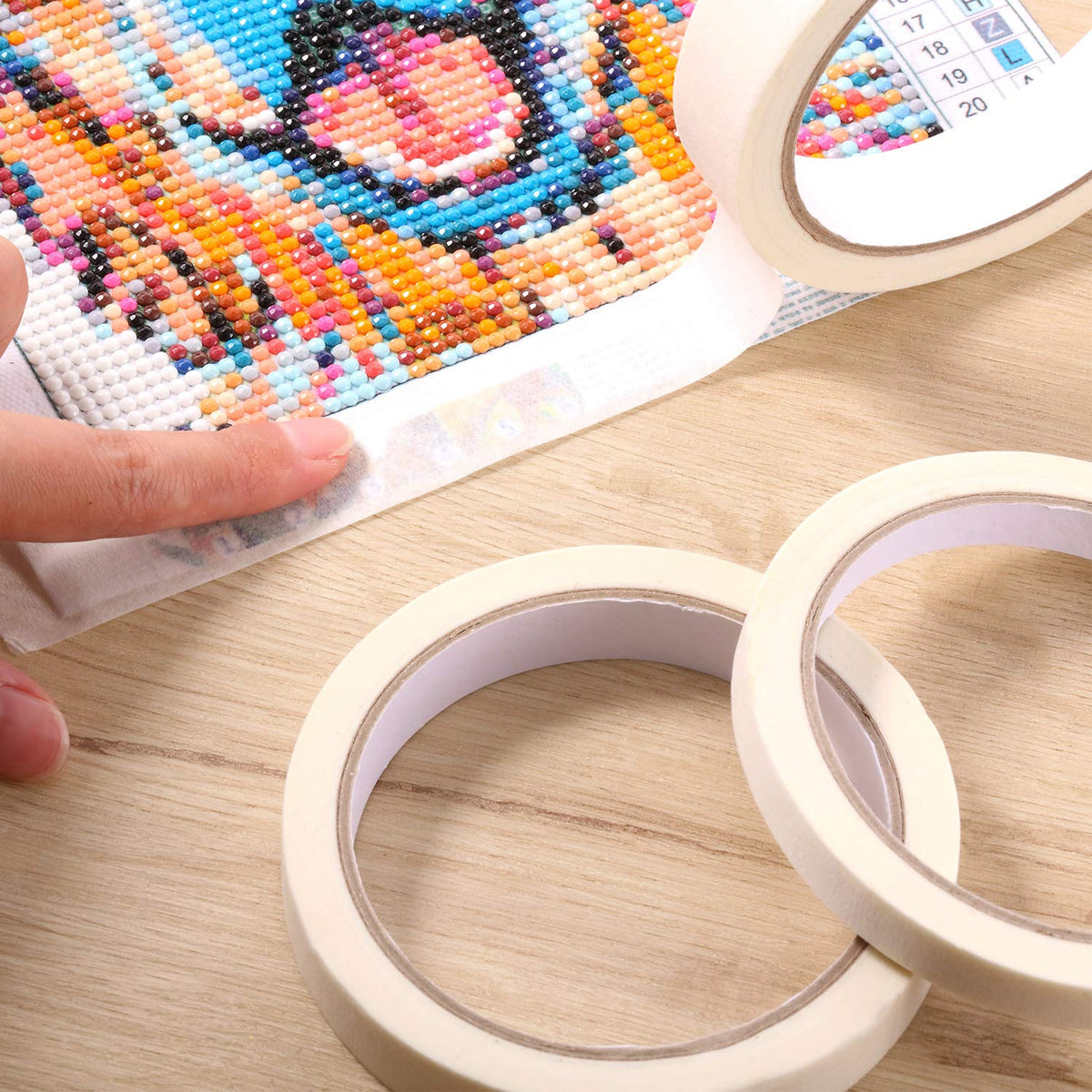 Outus 6 Rolls Diamond Painting Tape, Washi Tape for Diamond Art Painting