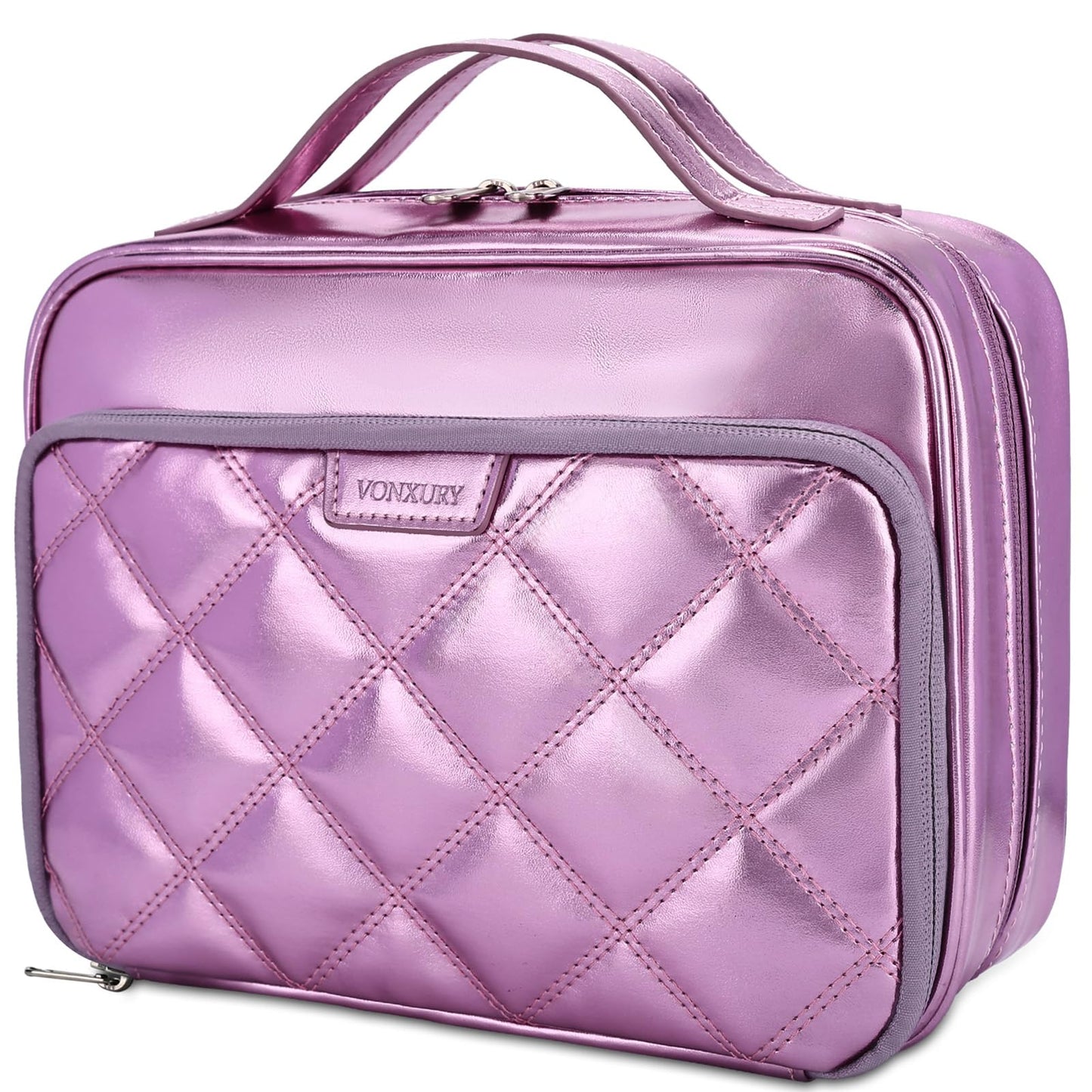 VX VONXURY Pencil Case, Large Capacity Pencil Pouch Portable Cosmetic Bag with 2 Detachable Layers