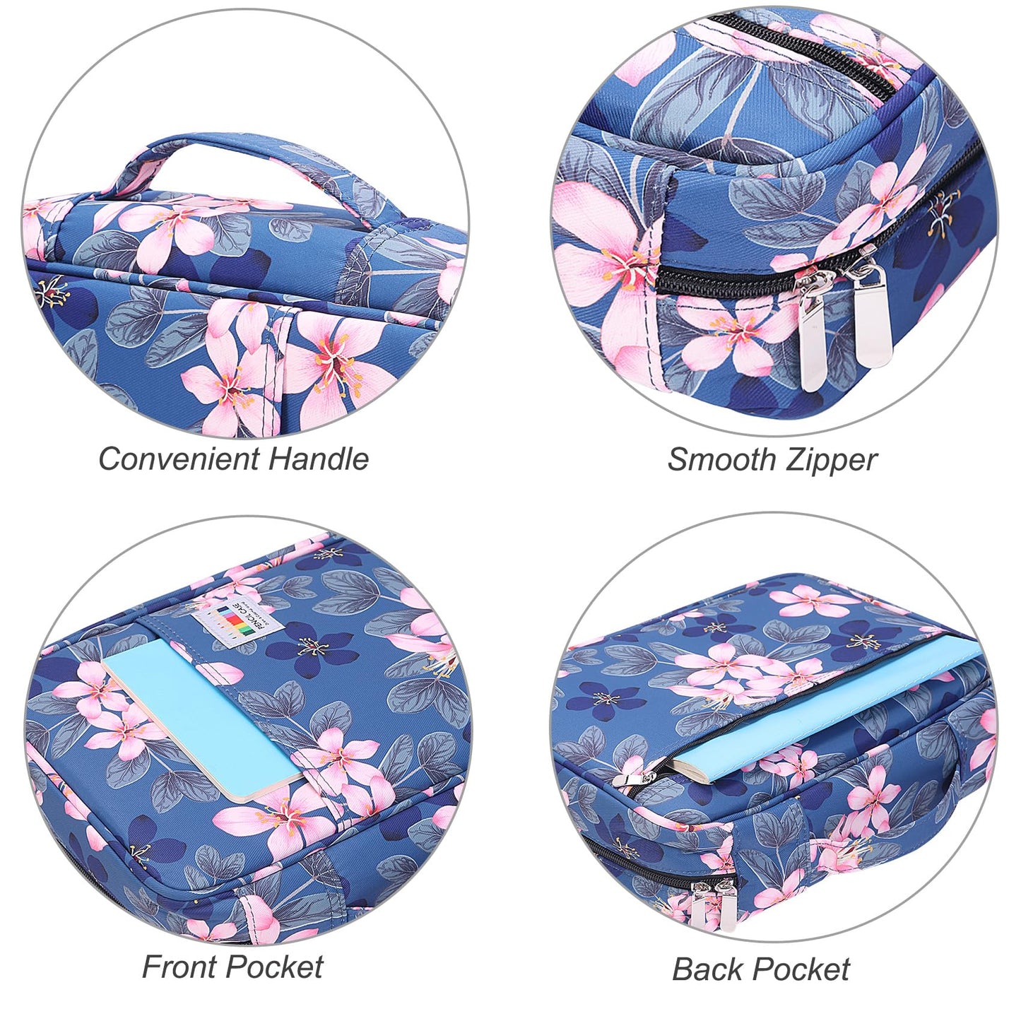BOMKEE Large Capacity Pencil Case for Adults, 304 Slots Pen Case Pencil Case Multi Compartments